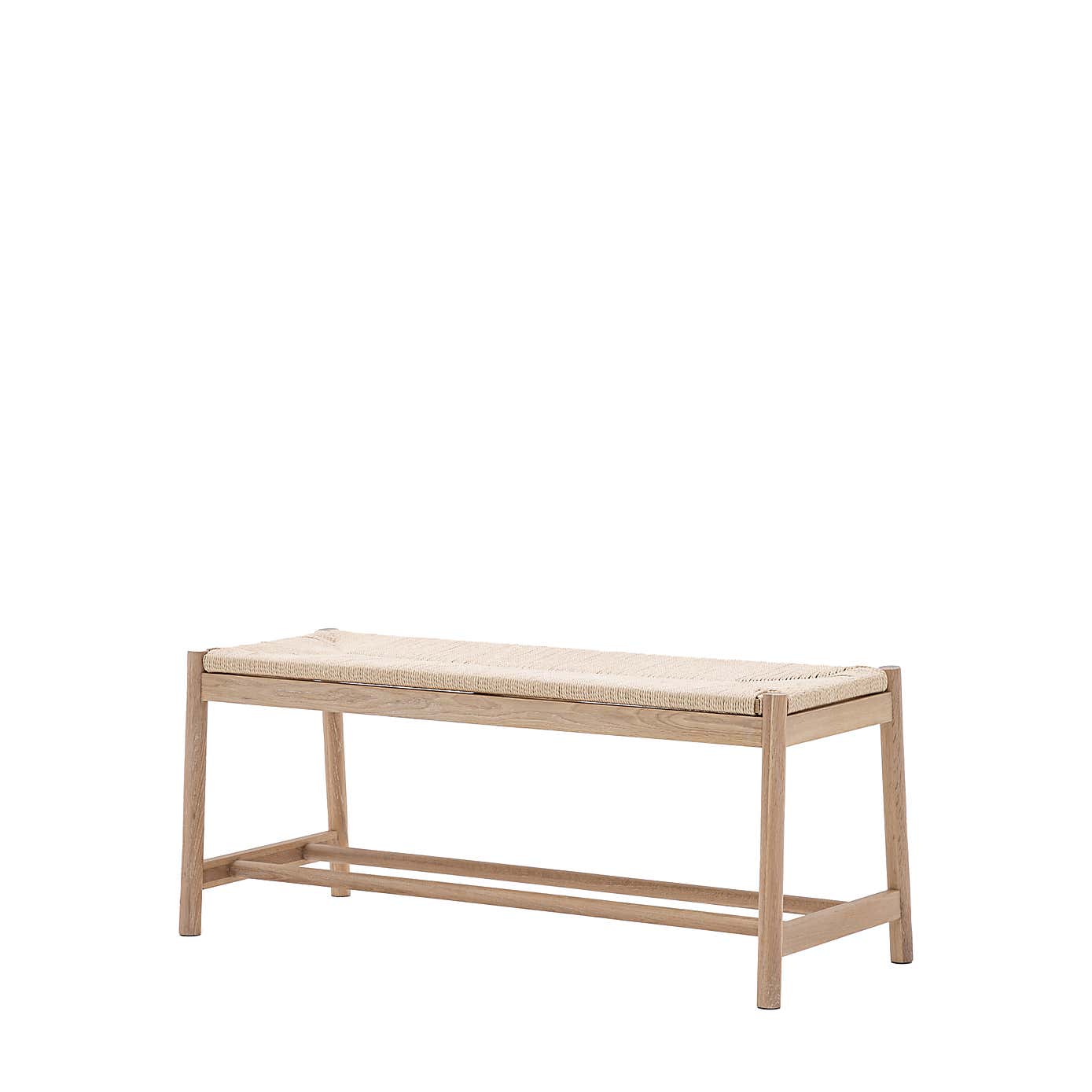 Elda Rope 2 Seater Dining Bench, Natural