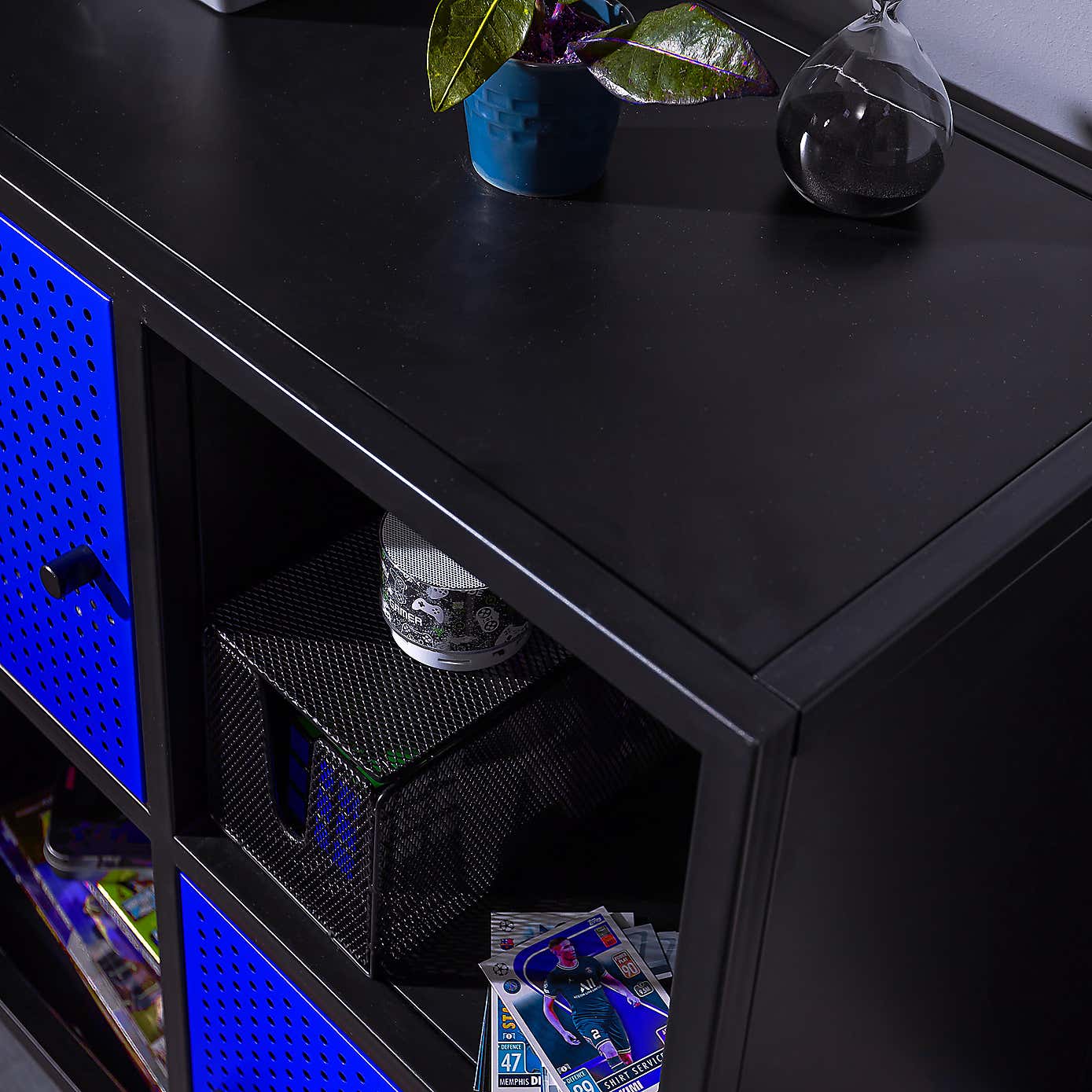 X Rocker Mesh Tek 4 Cube Storage Unit