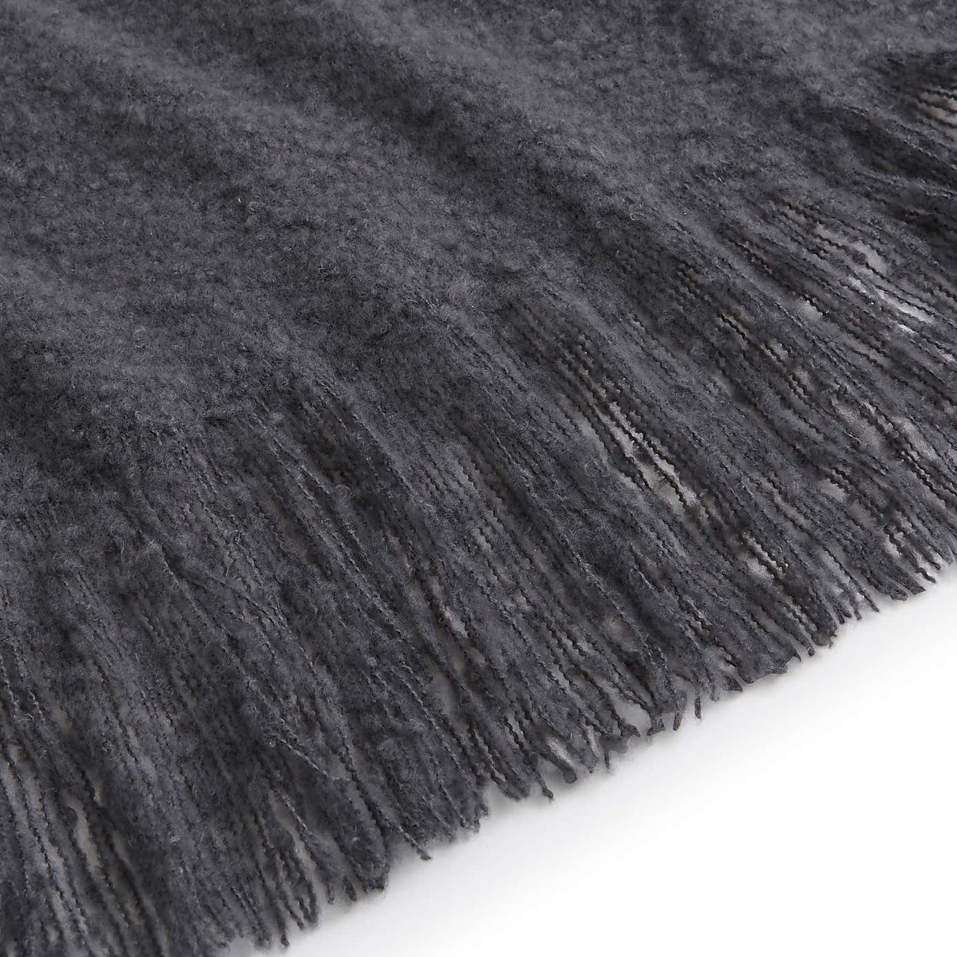 Brushed Boucle Throw