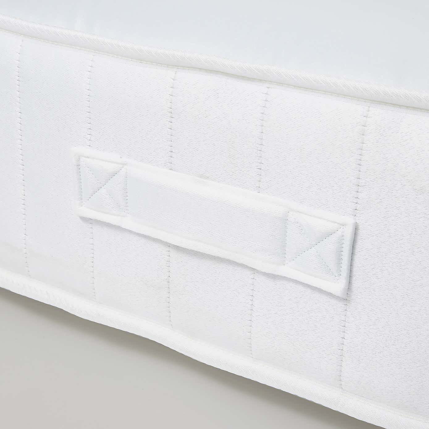 Fogarty Traditional 1000 Pocket Mattress Divan Set, Faux Linen