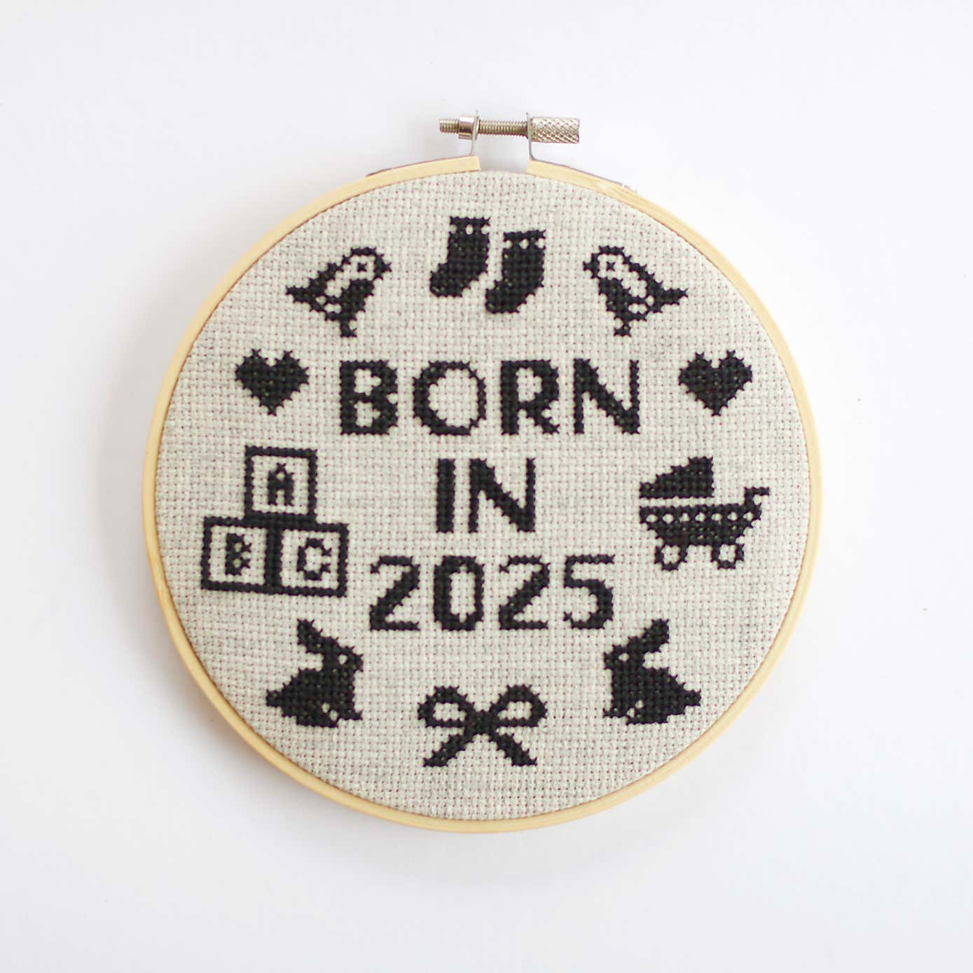 Cotton Clara Born in 2025 Cross Stitch Kit