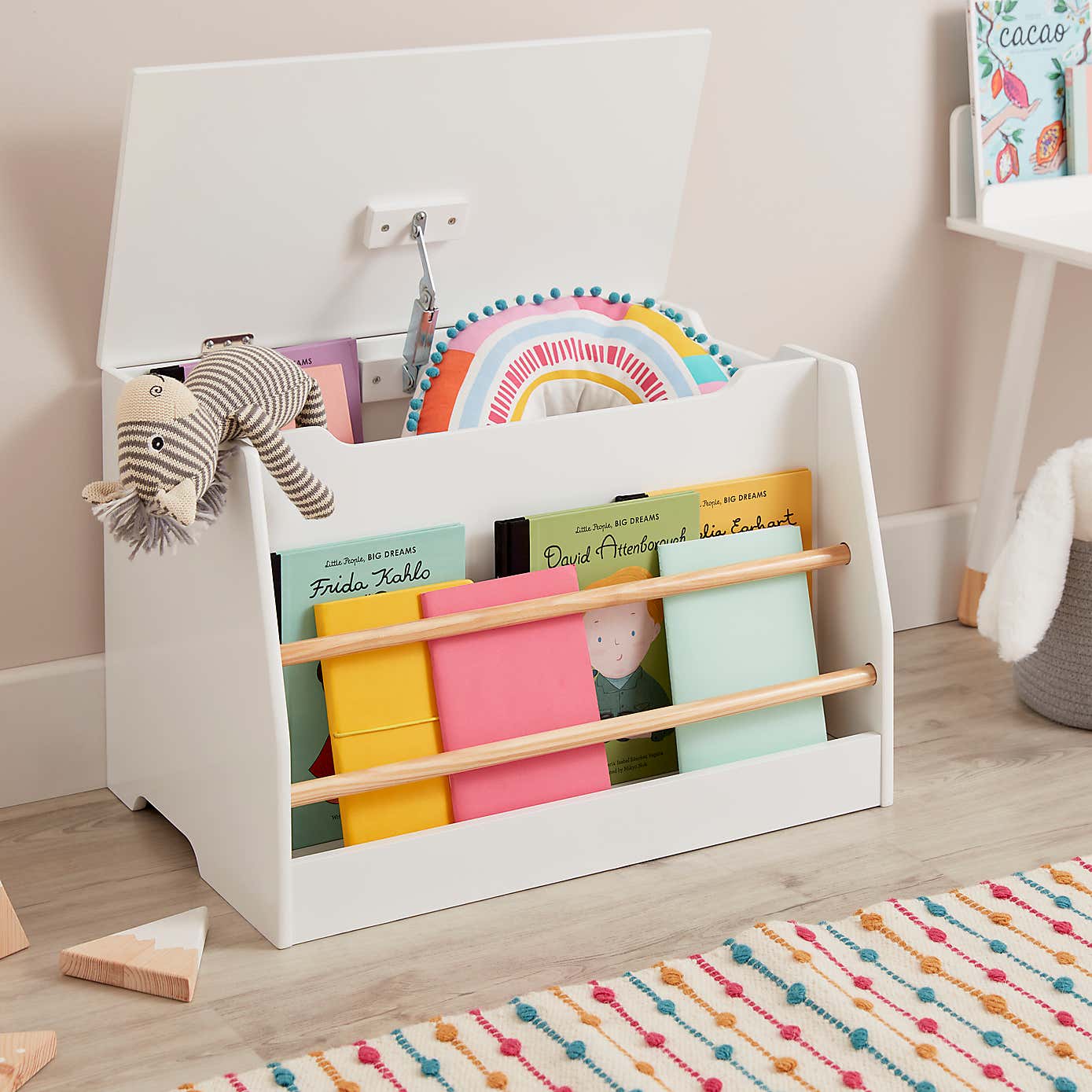 Kids Bookcase Toy Box