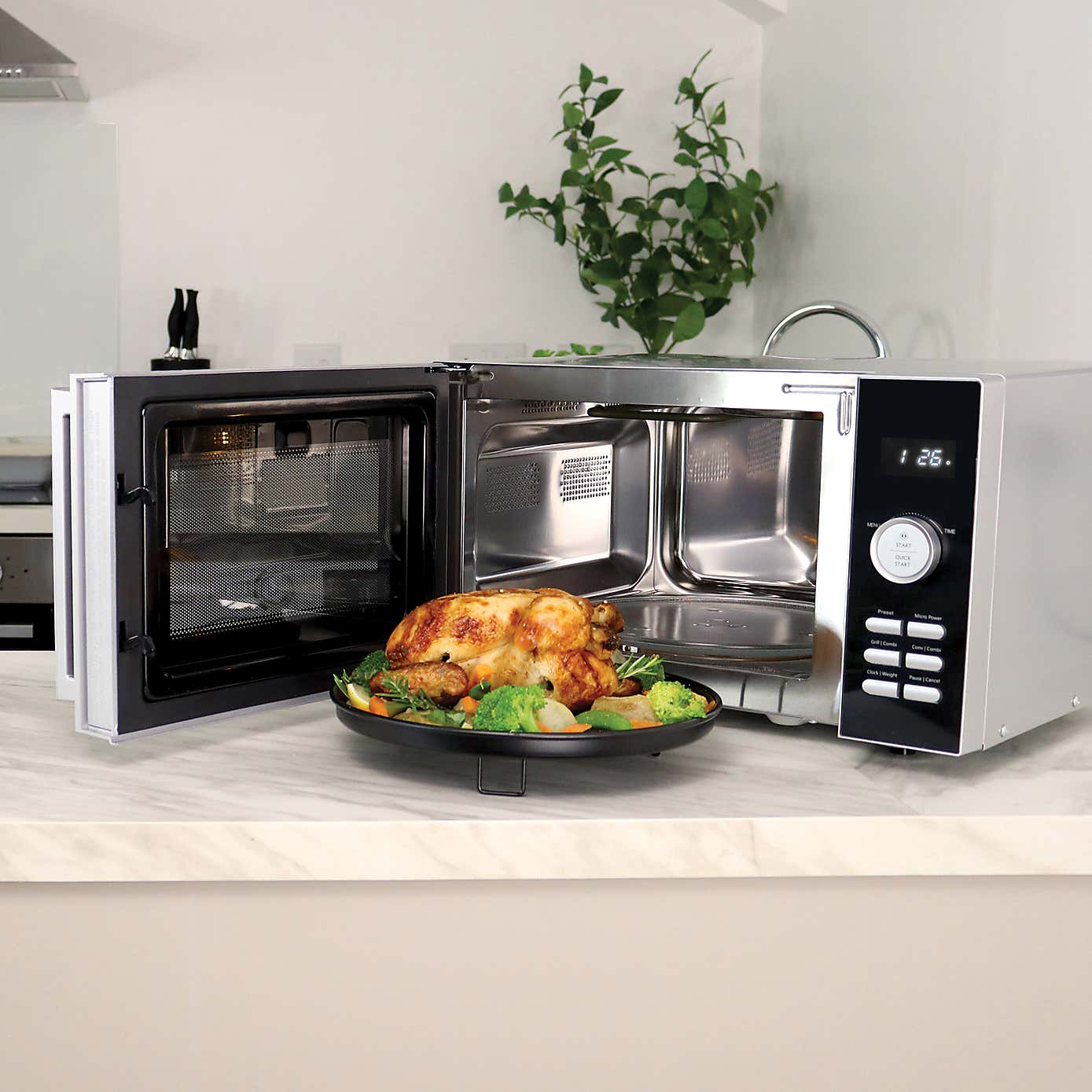 Statesman Digital Combination 900W 30L Microwave