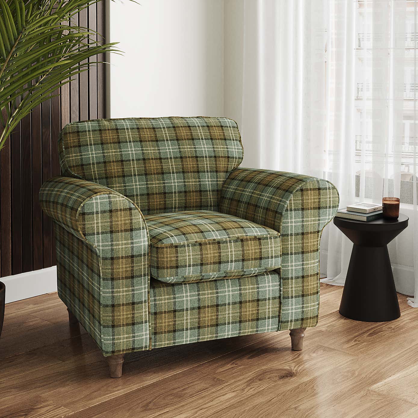 Flori Orkney Armchair, Check Pattern