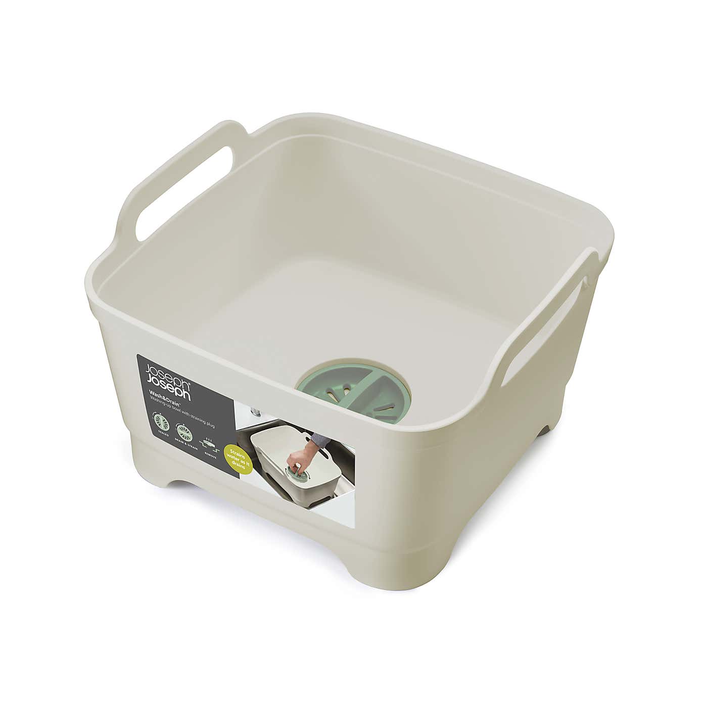 Joseph Joseph Light Sage Drain Bowl