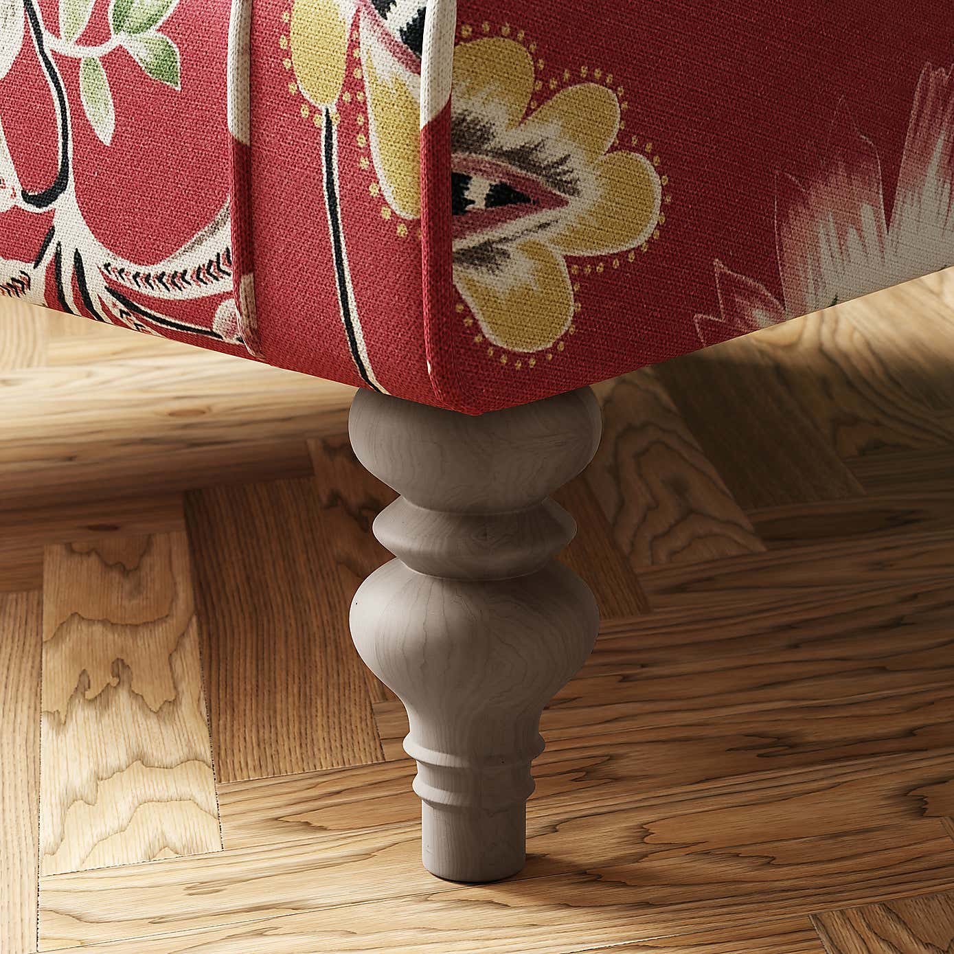 Joy Floral Upholstery Fabric Sample