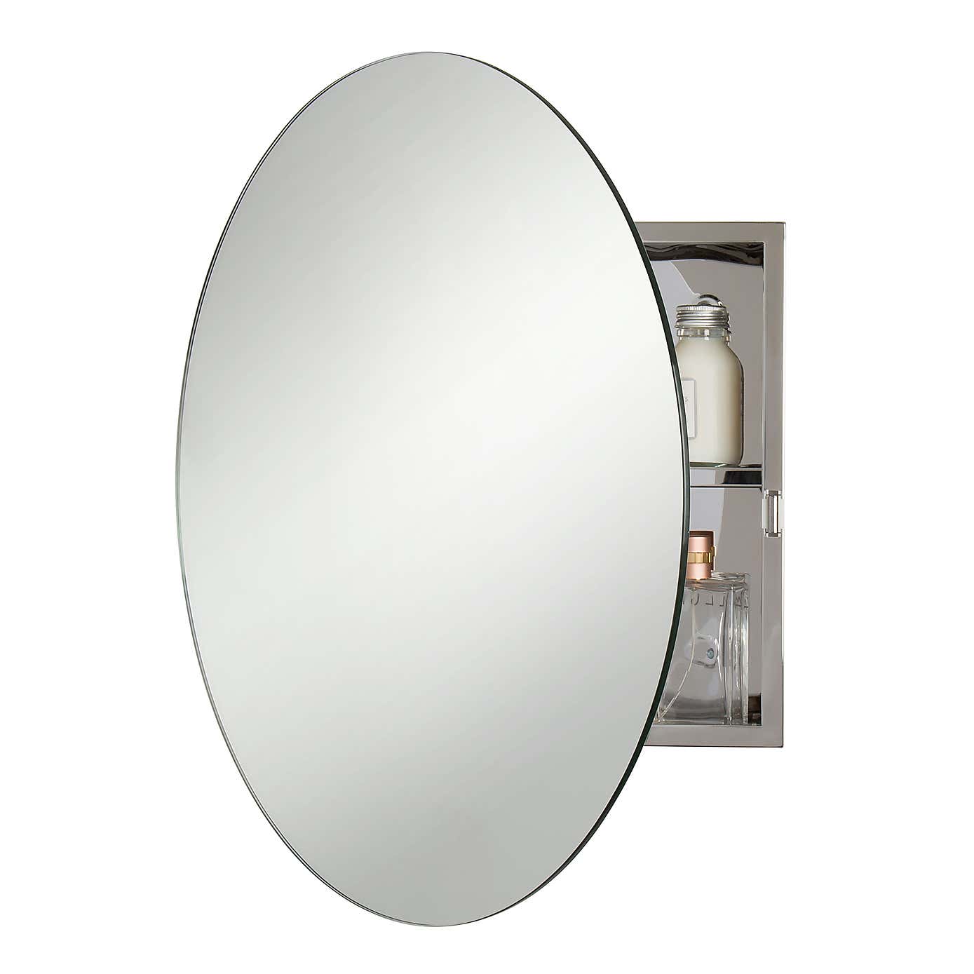 Severn Circular Mirror Door Cabinet