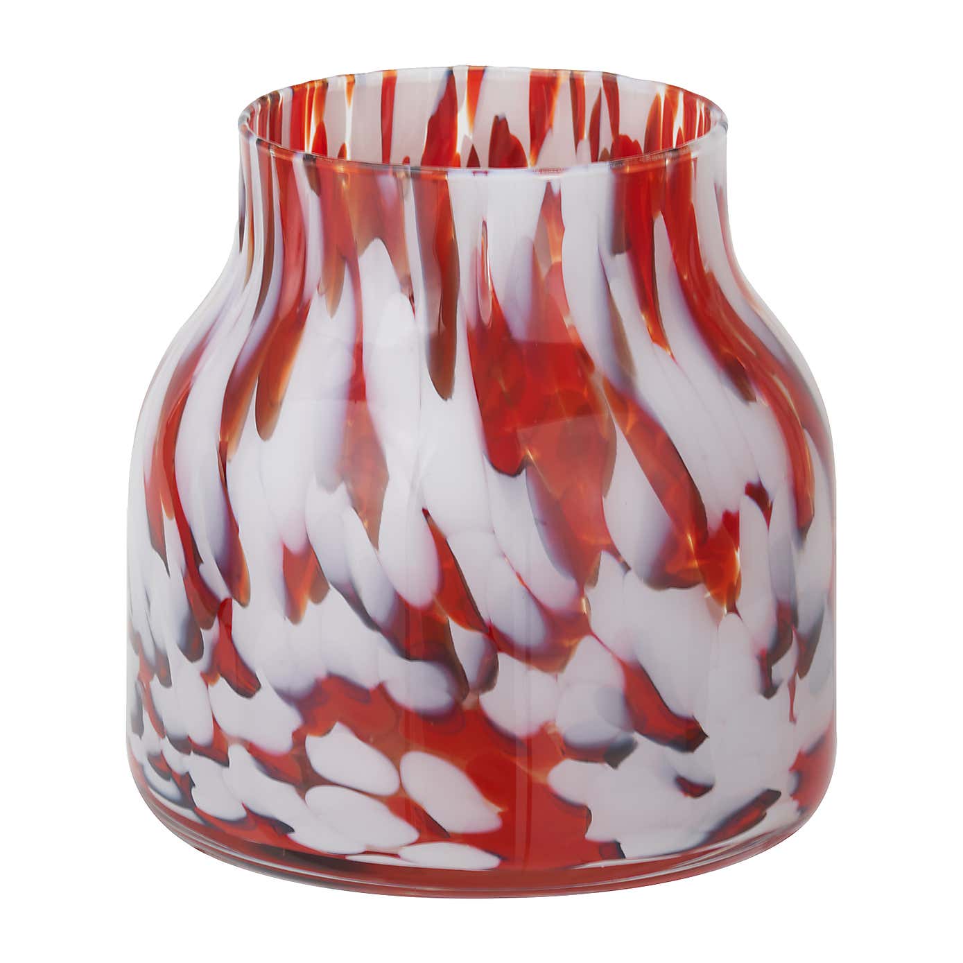 Tortoiseshell Glass Vase