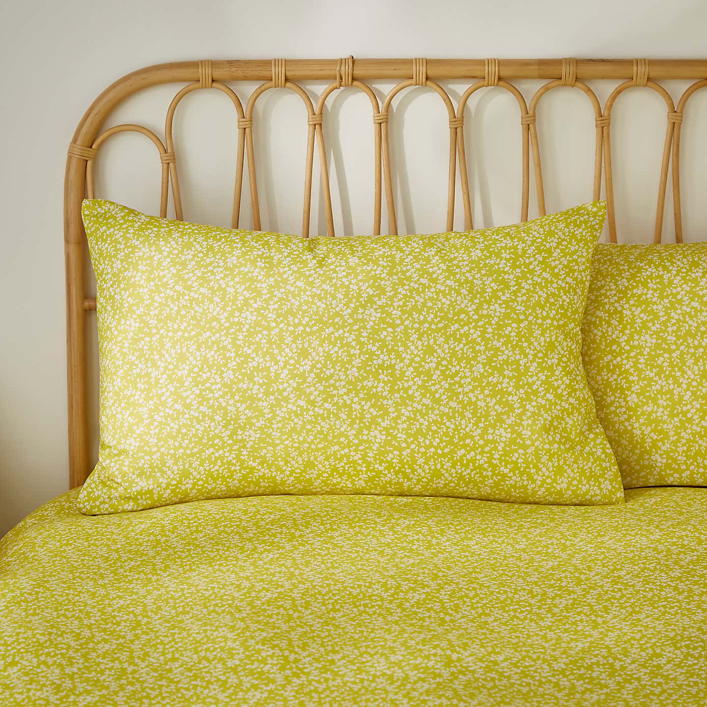 Annie Floral 144 Thread Count Cotton Reversible Duvet Cover & Pillowcase Set