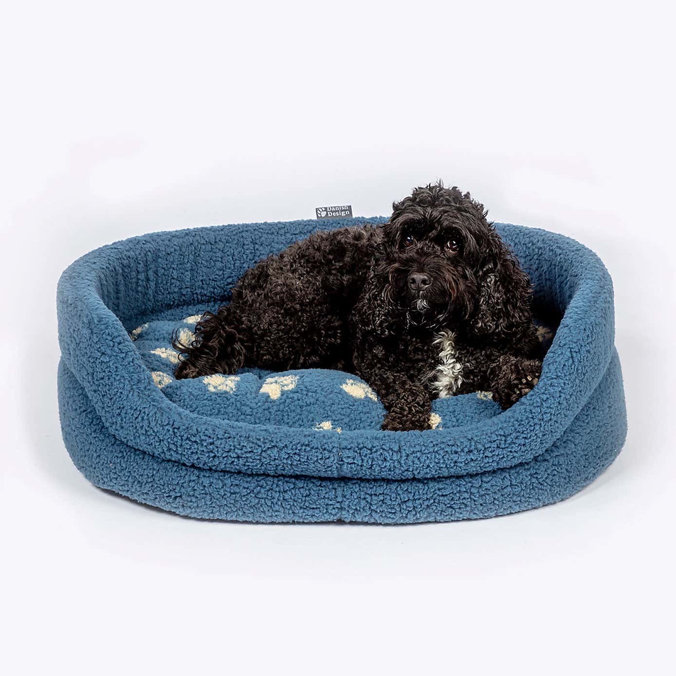 Danish Design Fleece Harbour Paw Slumber Dog Bed