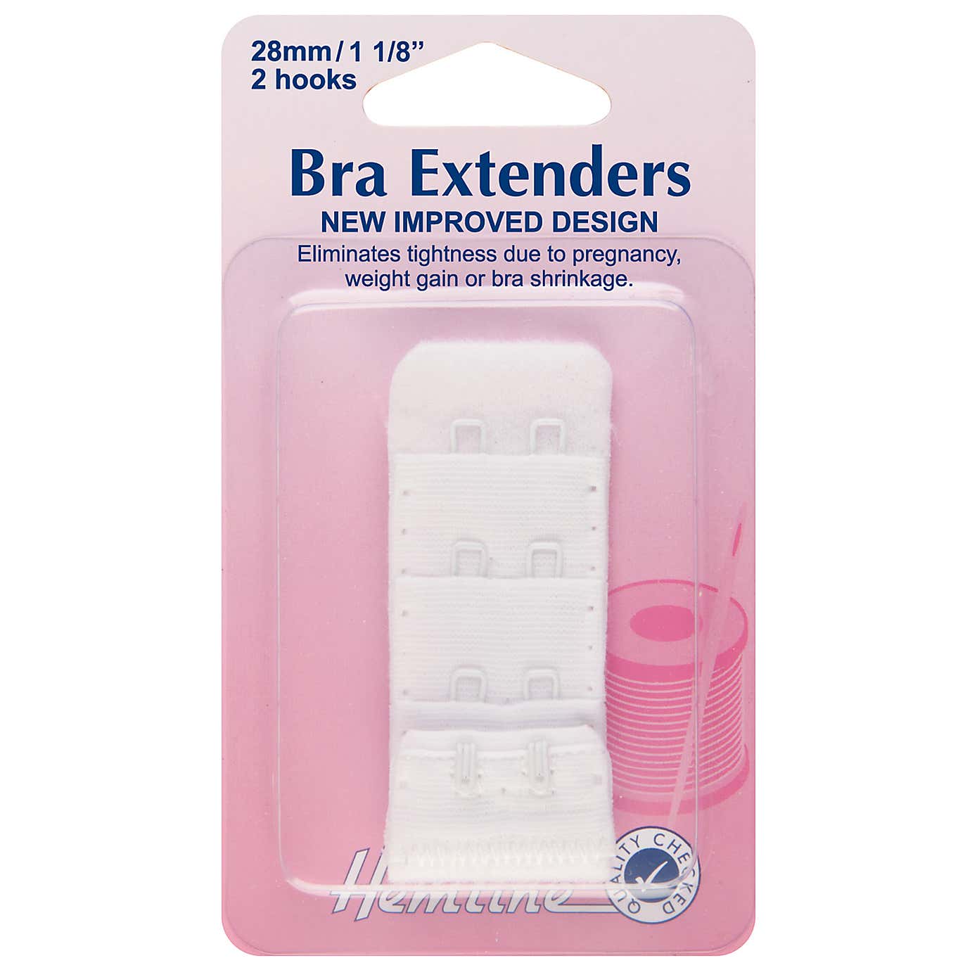 Hemline Bra Extender White