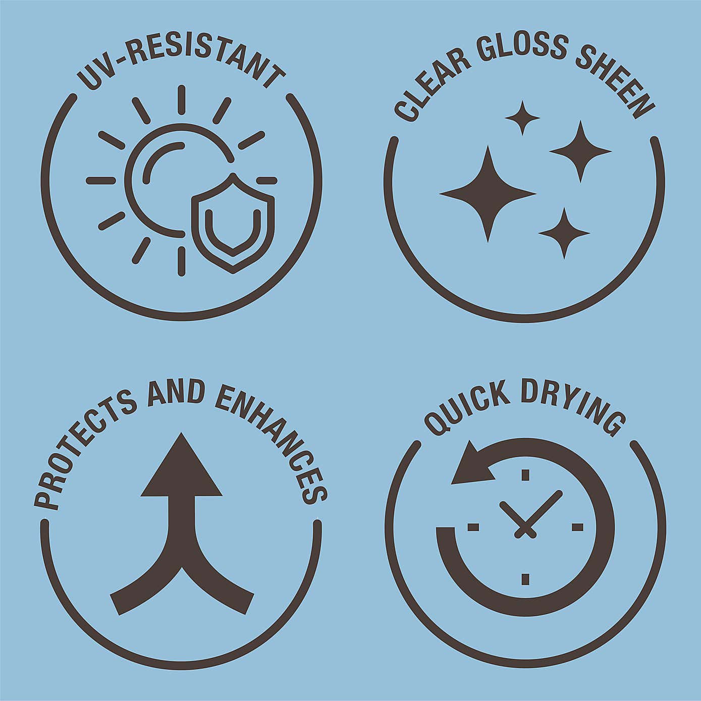 Rust-Oleum Crystal Clear Gloss Protective Top Coat 400ml