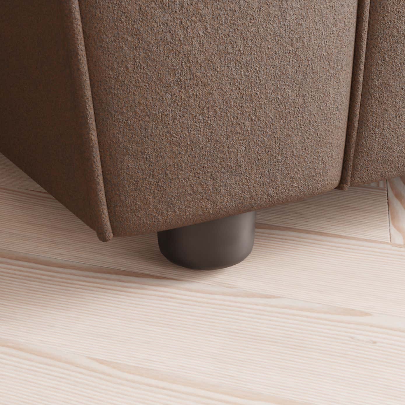 Blake Soft Faux Leather Combo 3 Seater Sofa