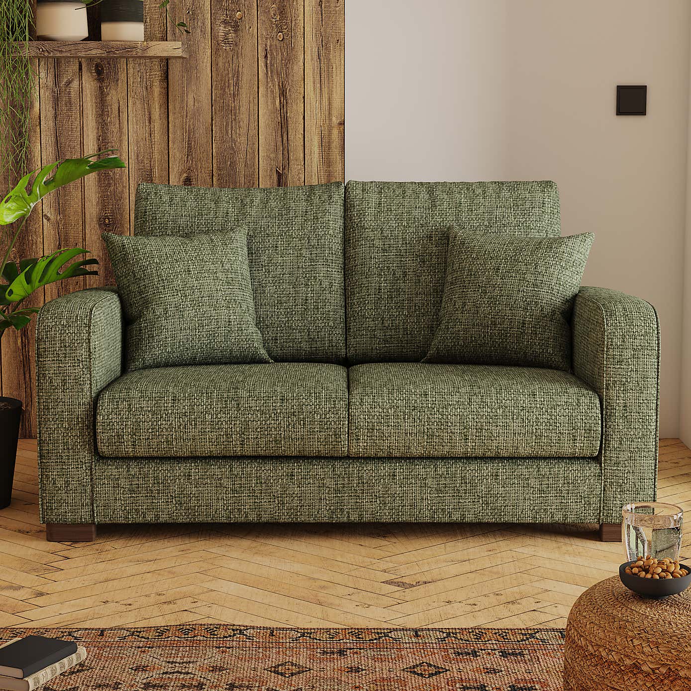 Carson Chunky Chenille 2 Seater Sofa
