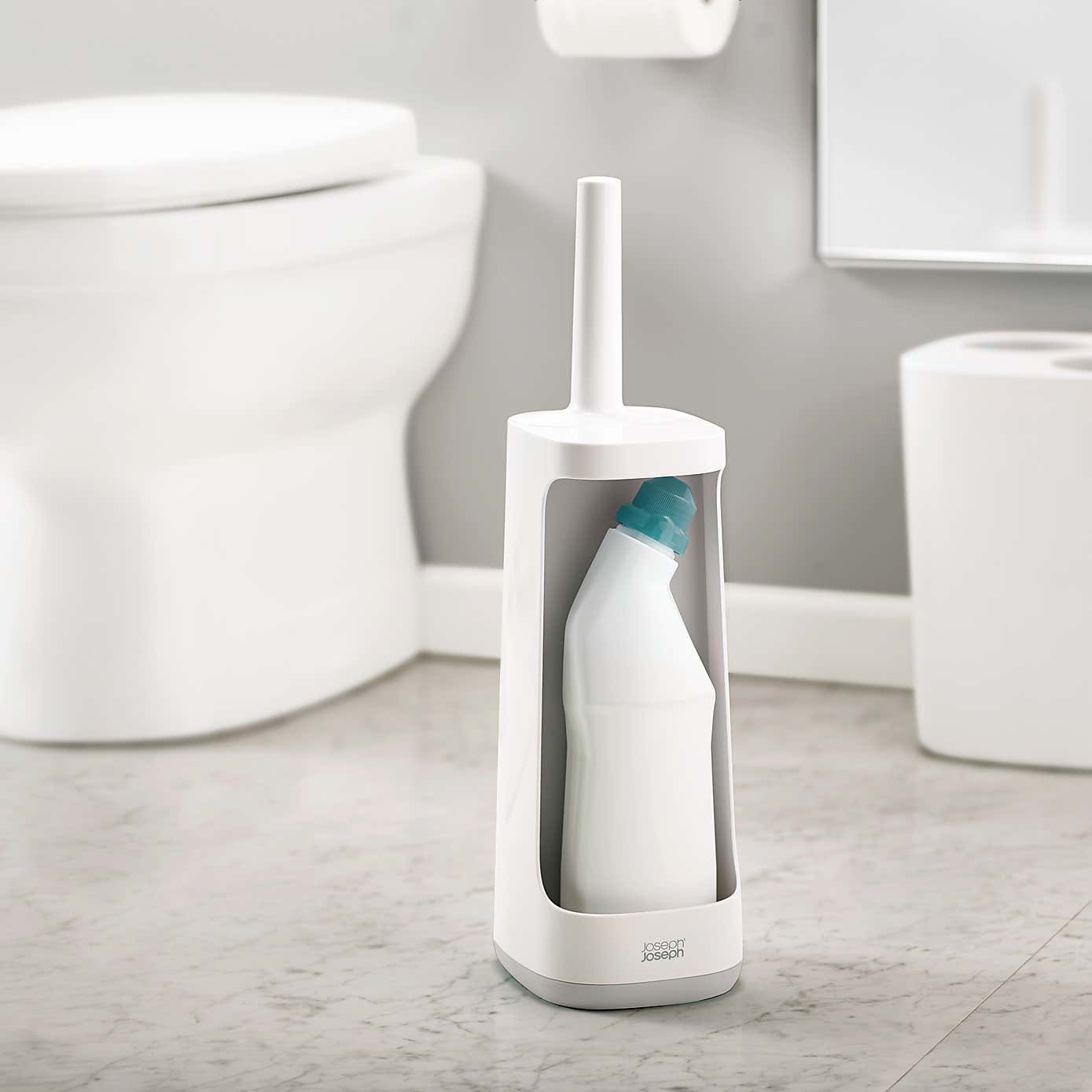 Joseph Joseph Grey Flex Smart Toilet Brush