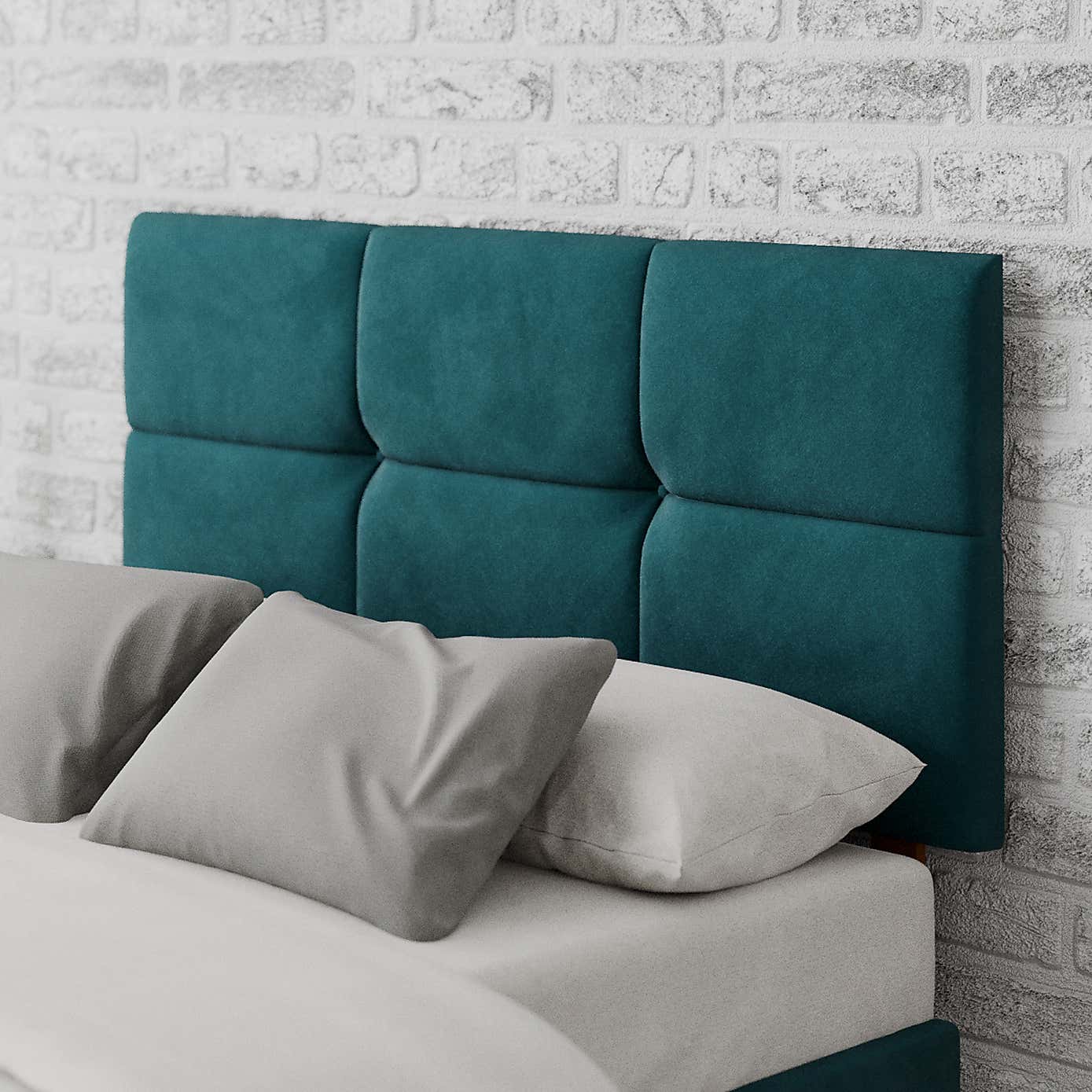 Caine Plush Velvet Headboard