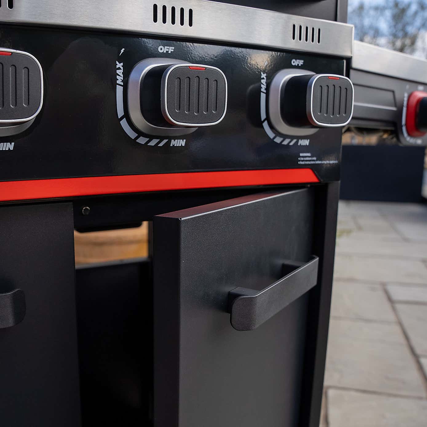 Norfolk Grills Atlas 400 Gas BBQ, 4 Burner with Side Burner & Cabinet