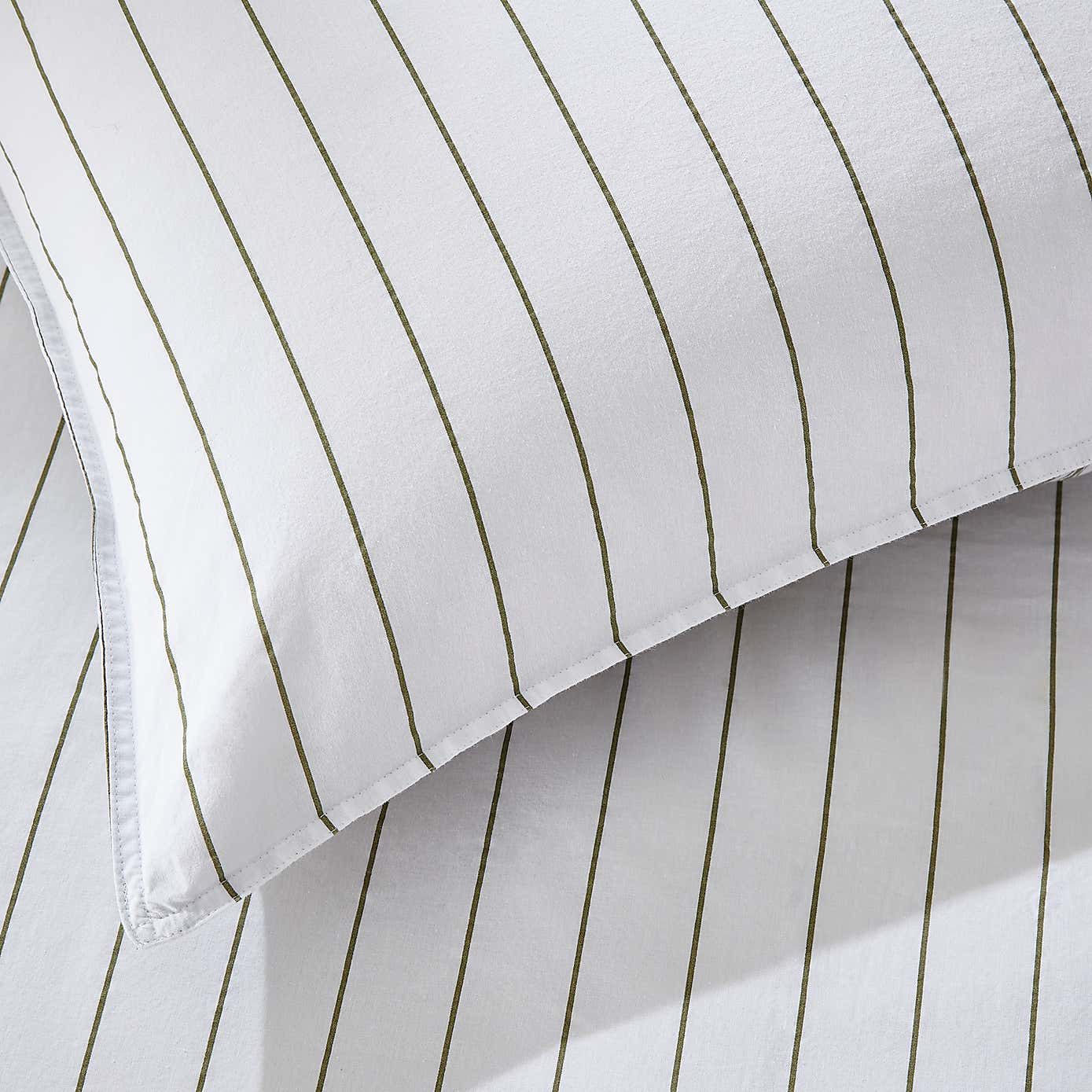 Fairford Ticking Stripe Duvet Cover & Pillowcase Set