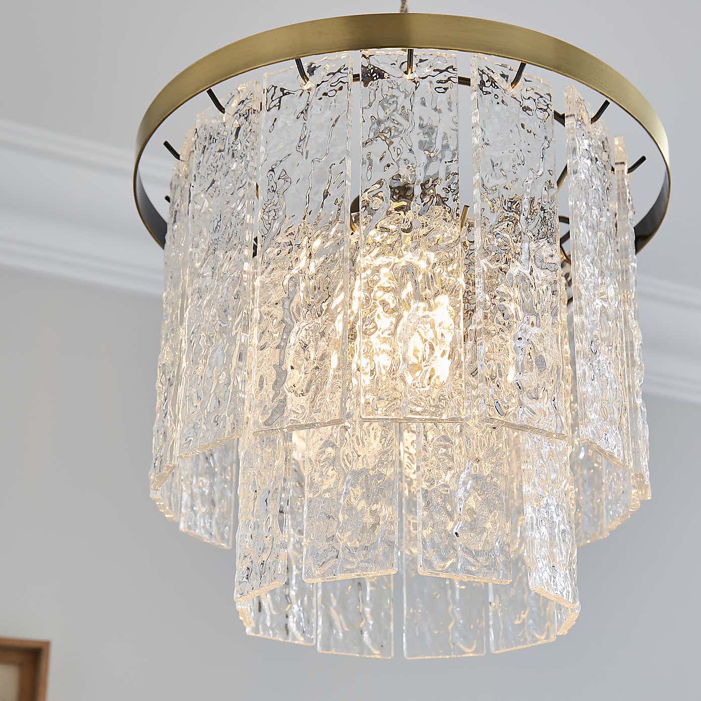 Gianna Acrylic 2 Tier Easy Fit Pendant Shade