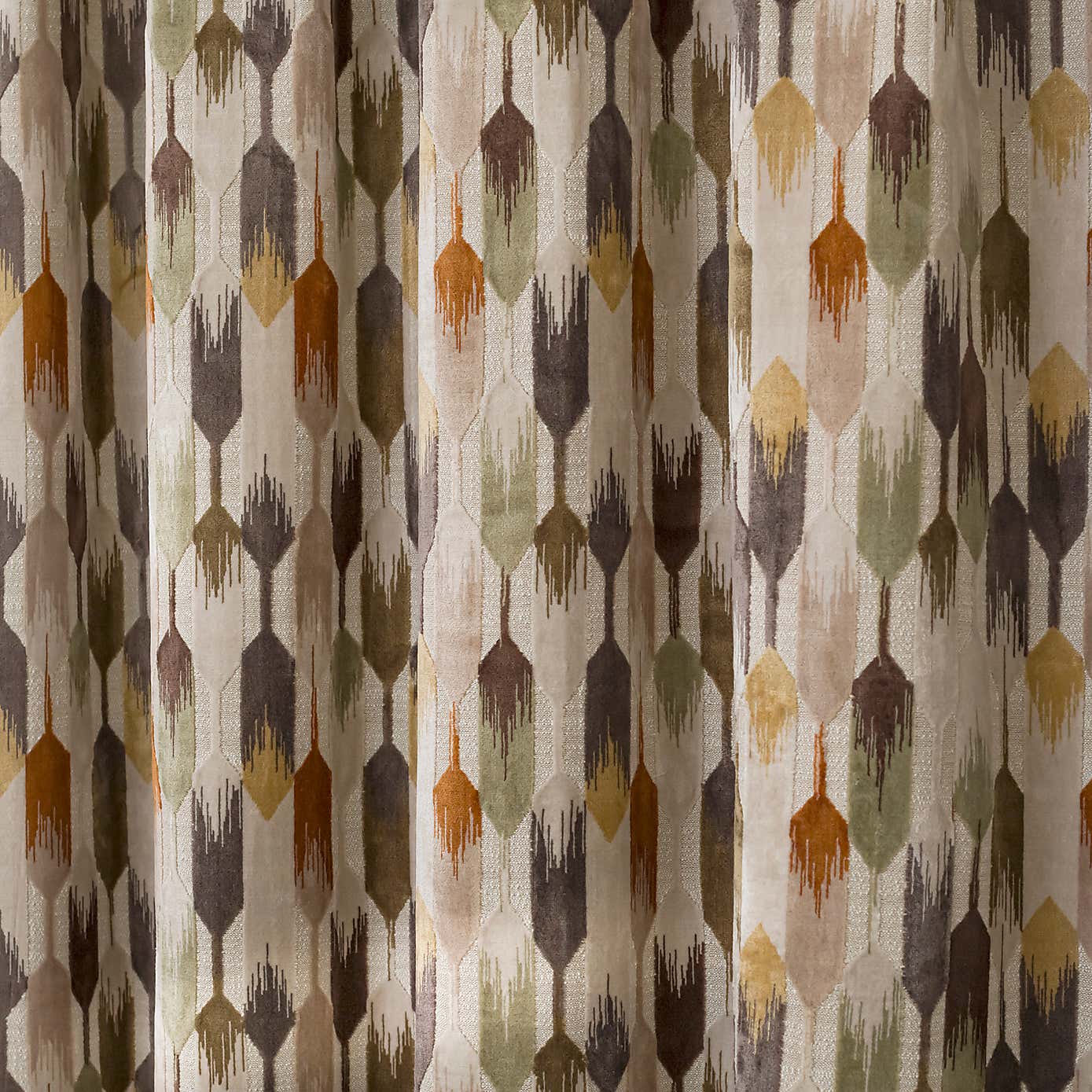 Kelso Pencil Pleat Velvet Curtains