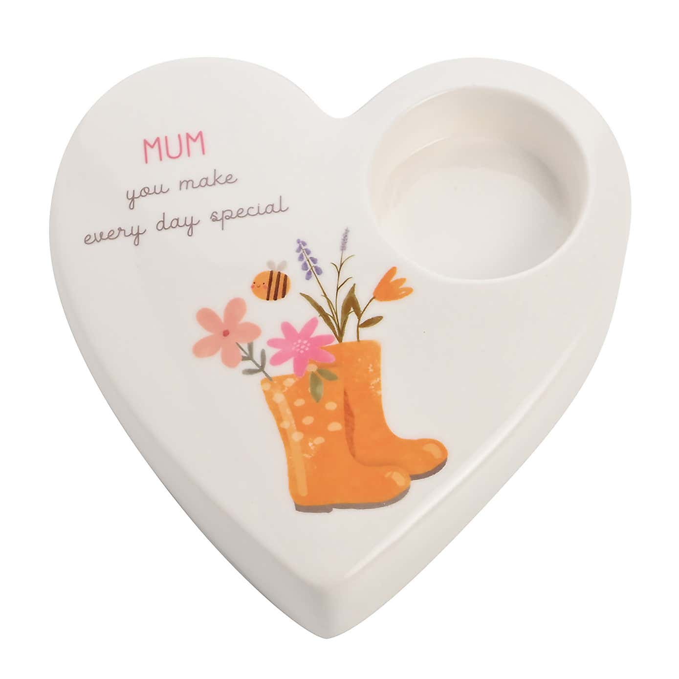 Mum Ceramic Tealight Holder