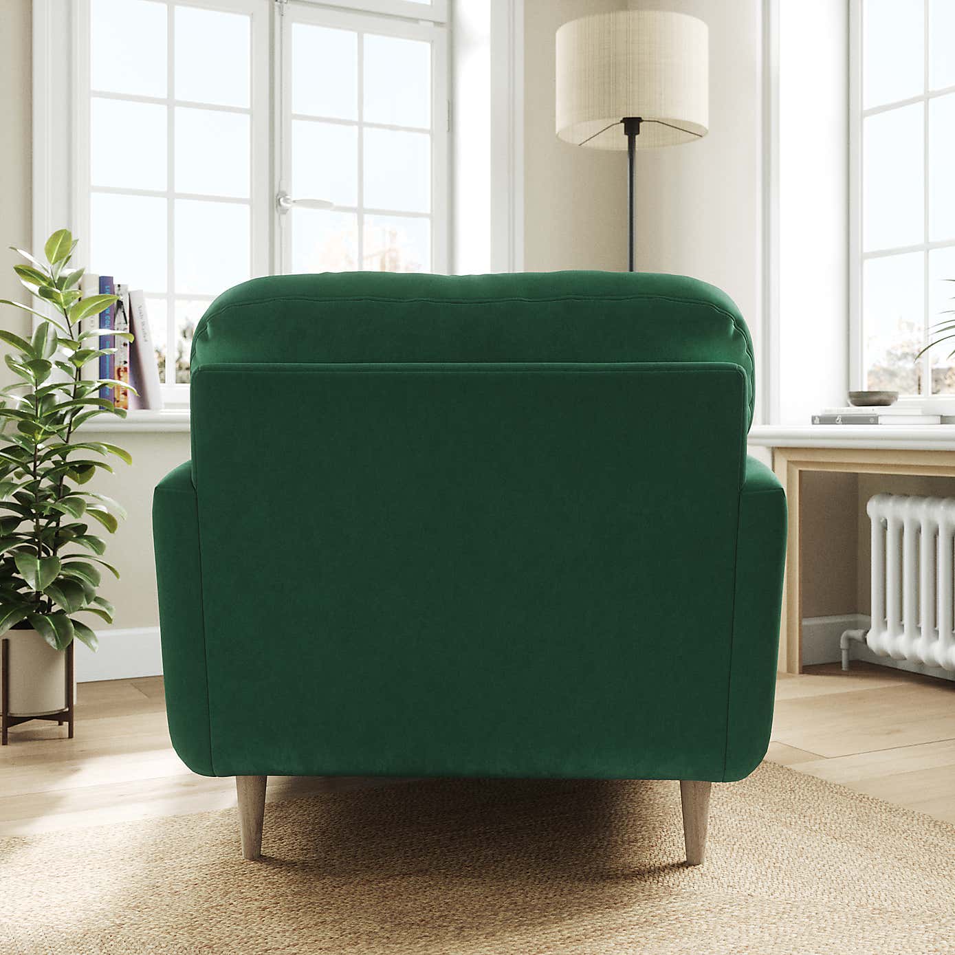 Sven Opulent Velvet Snuggle Chair