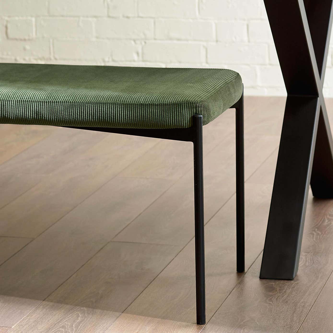 Leonie Long Dining Bench, Velvet