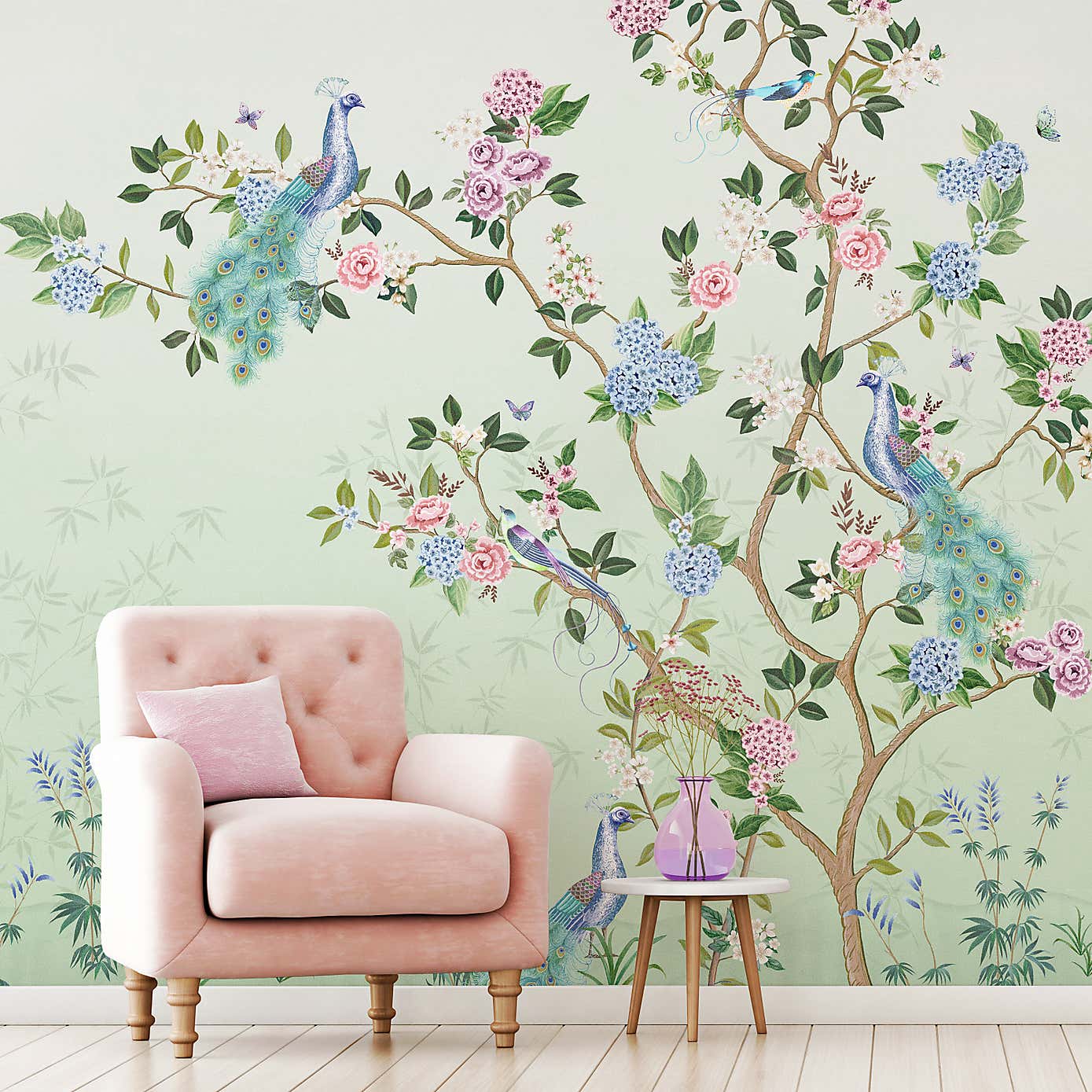 Dorma Love Birds Mural