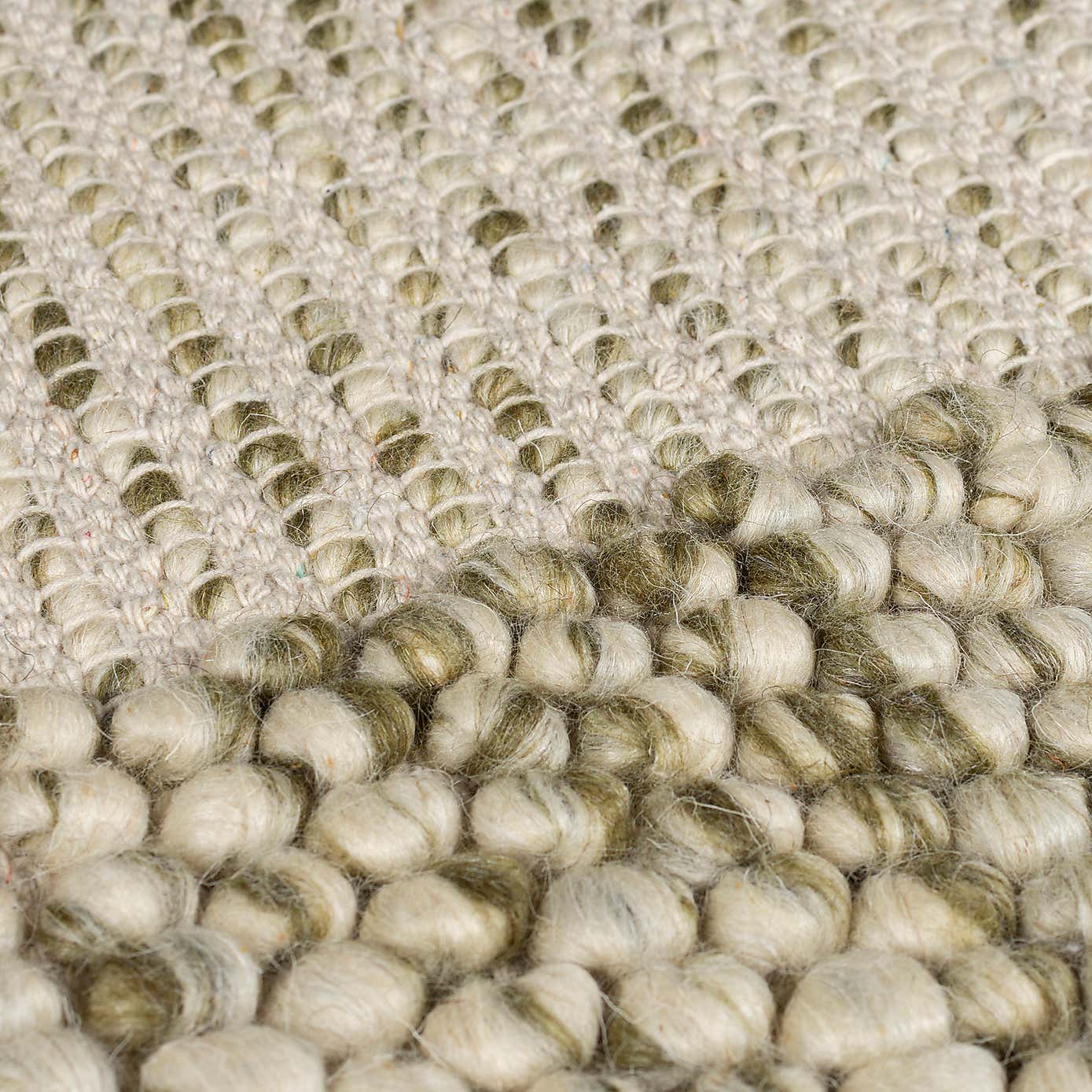 Pebble Wool Border Rug