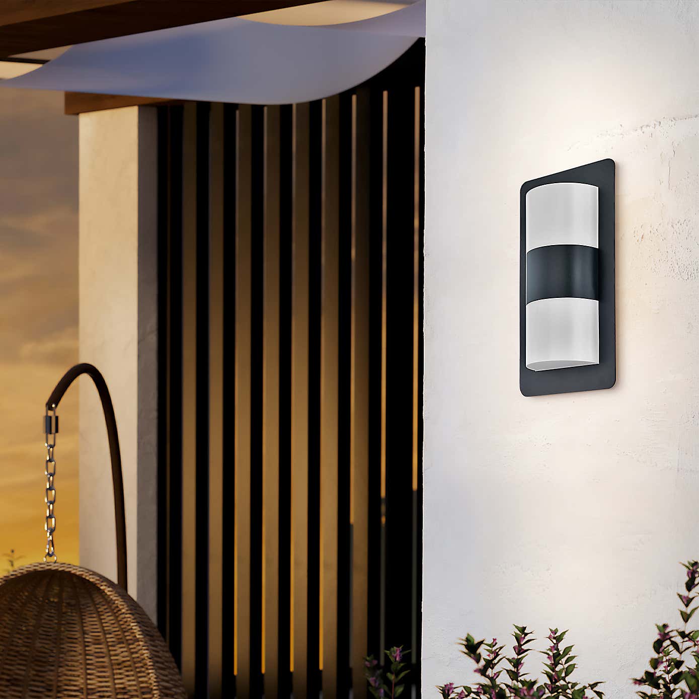 EGLO Cistierna 2 Light Outdoor Wall Light