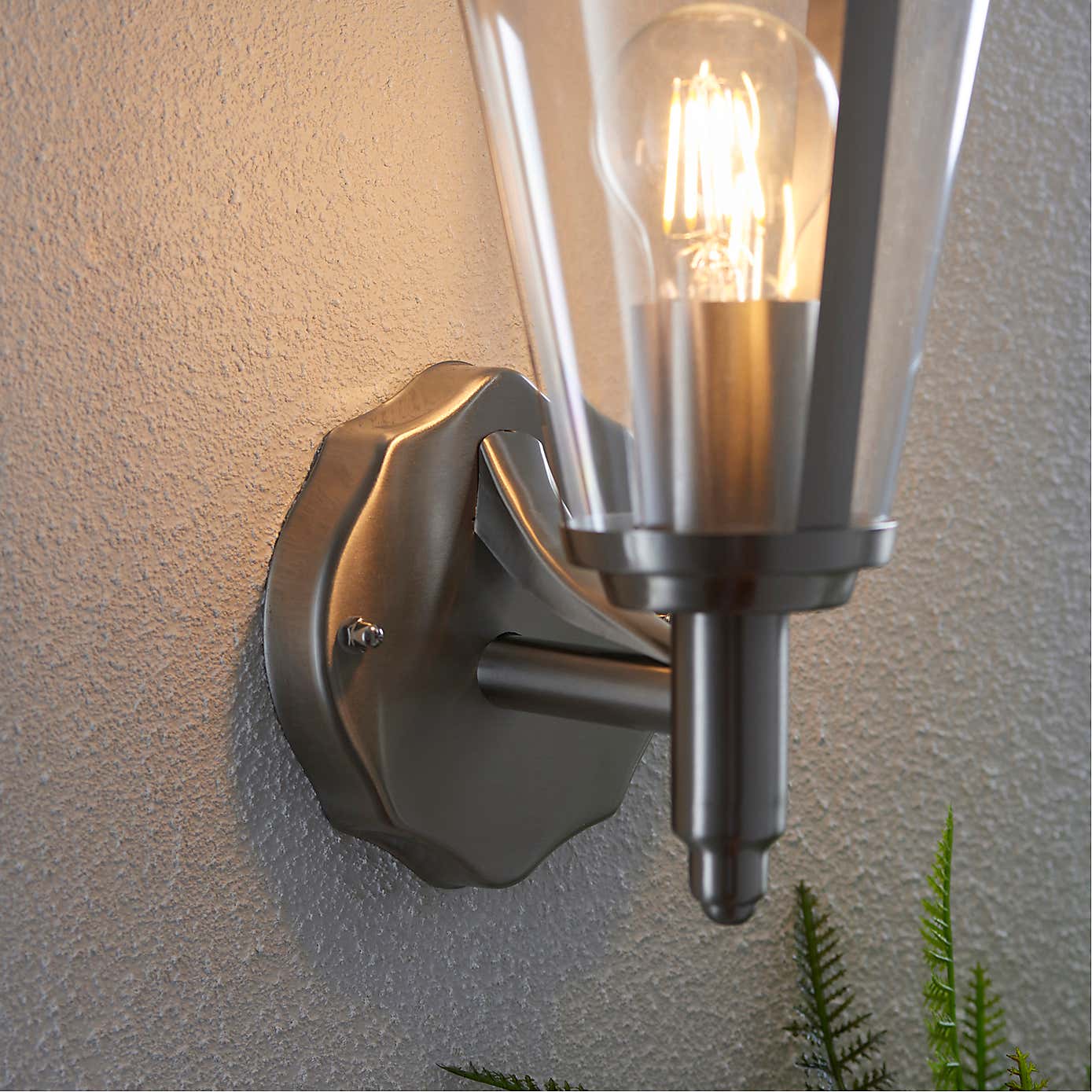 Vogue Klien Outdoor Wall Light Steel