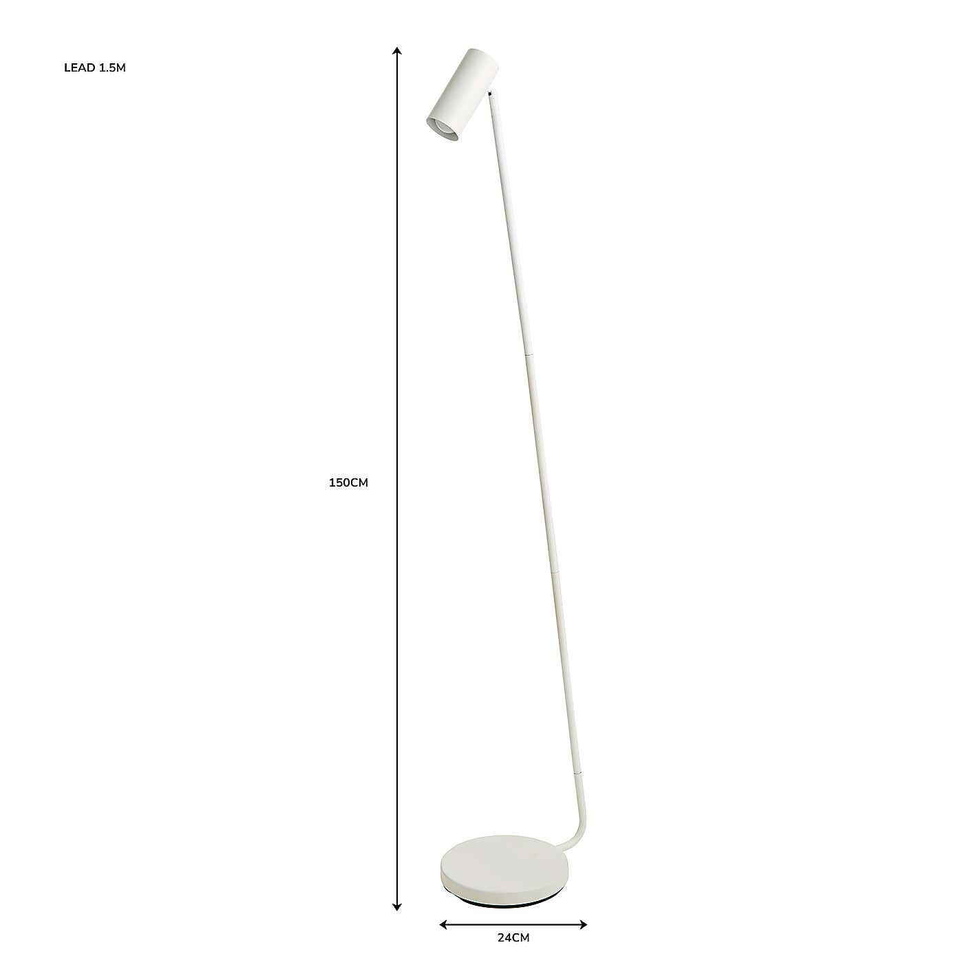 Lilou Integrated LED Dimmable Floor Lamp