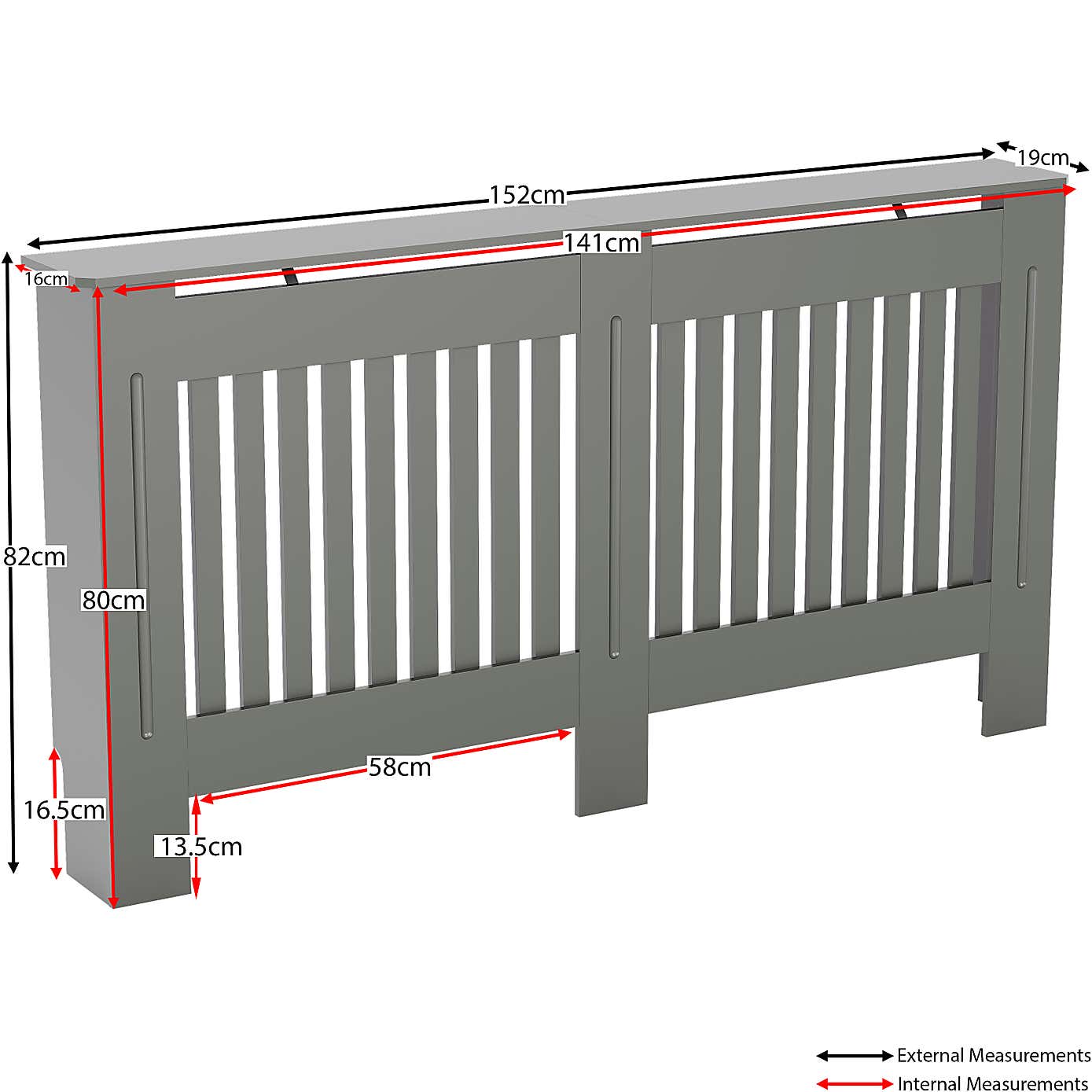 Vida Designs Chelsea Radiator Cover