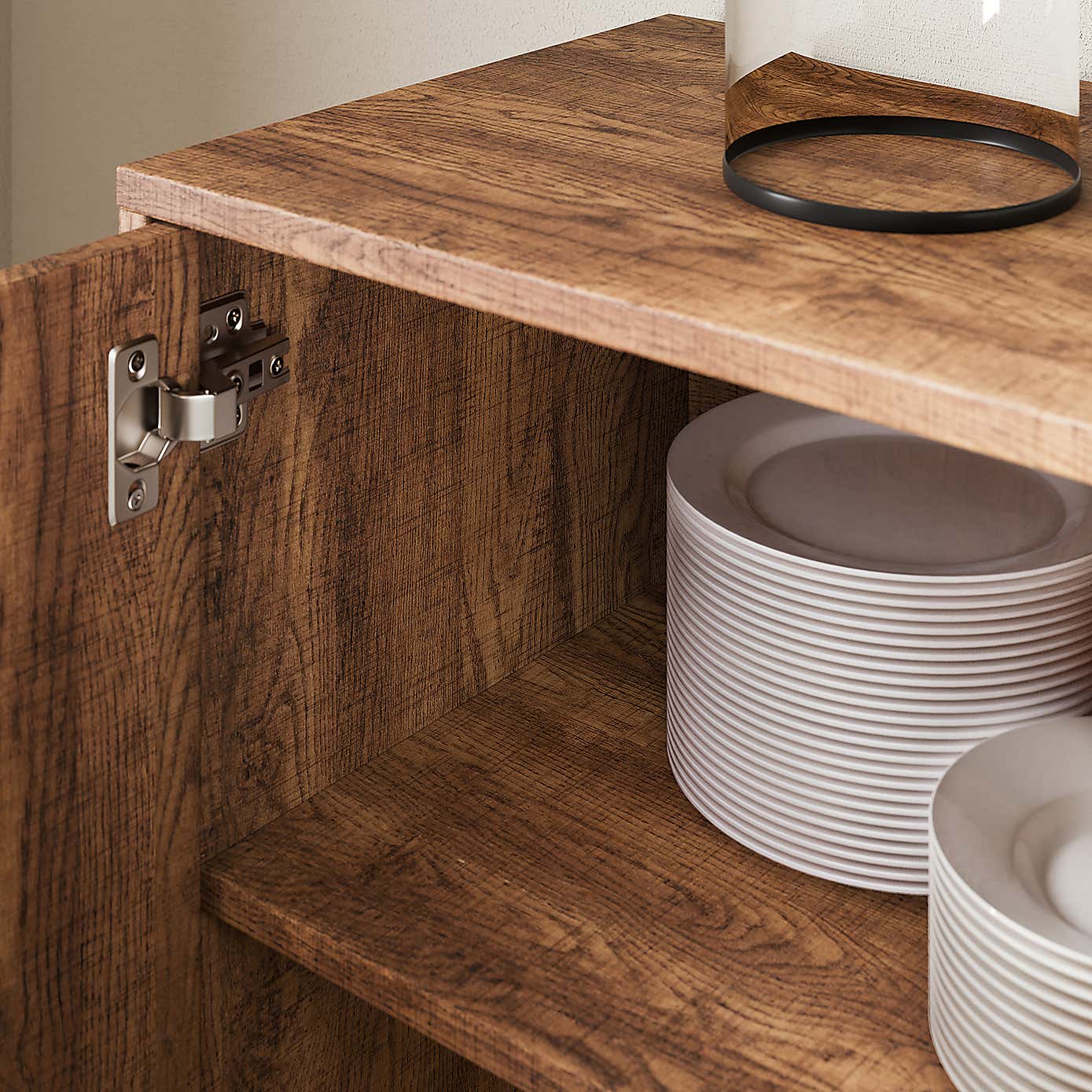 Freddie Large Sideboard Oak Effect