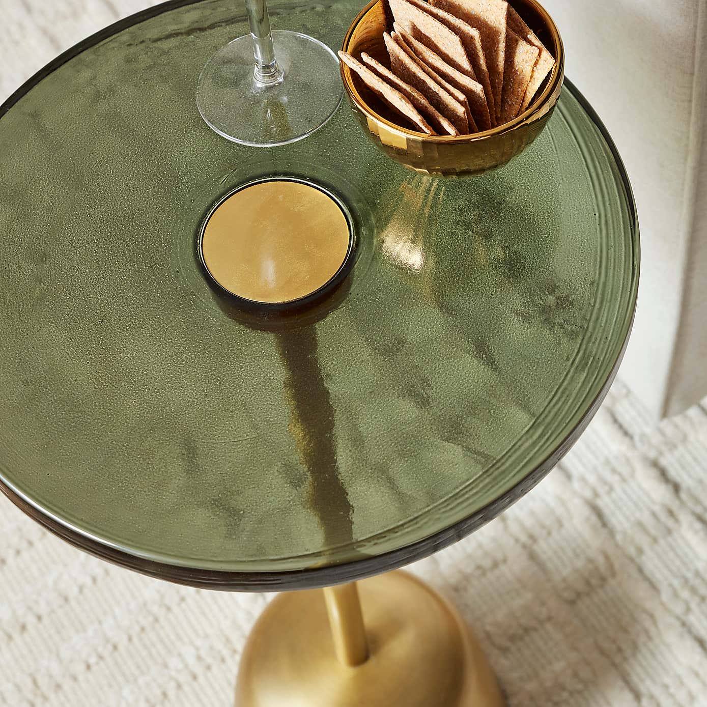 Alanza Metal Small Side Table