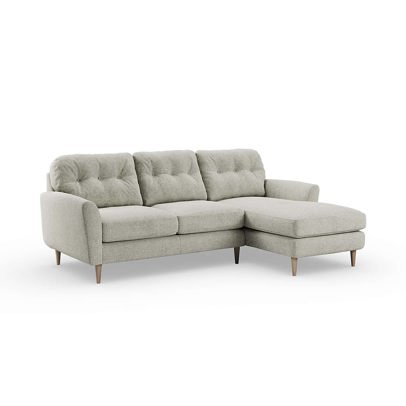 Sven Chunky Chenille Large Corner Chaise Sofa