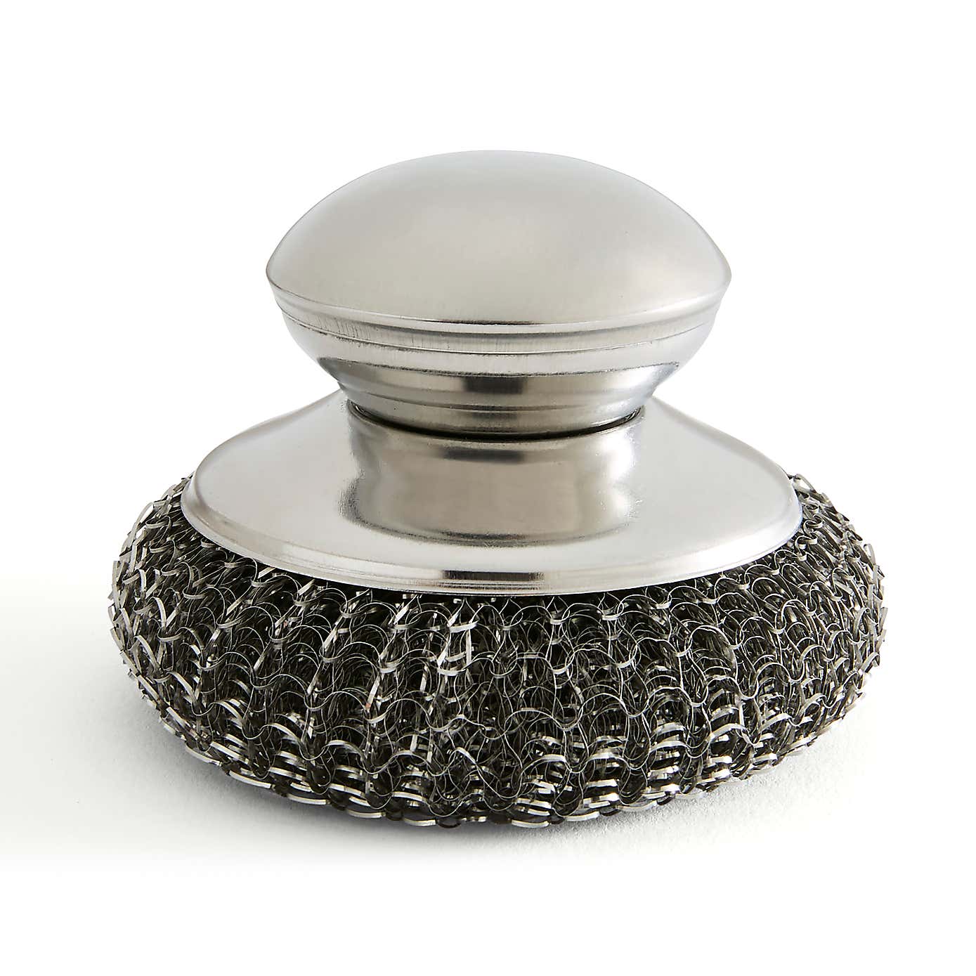 Steel Scourer with Stainless Steel Handle