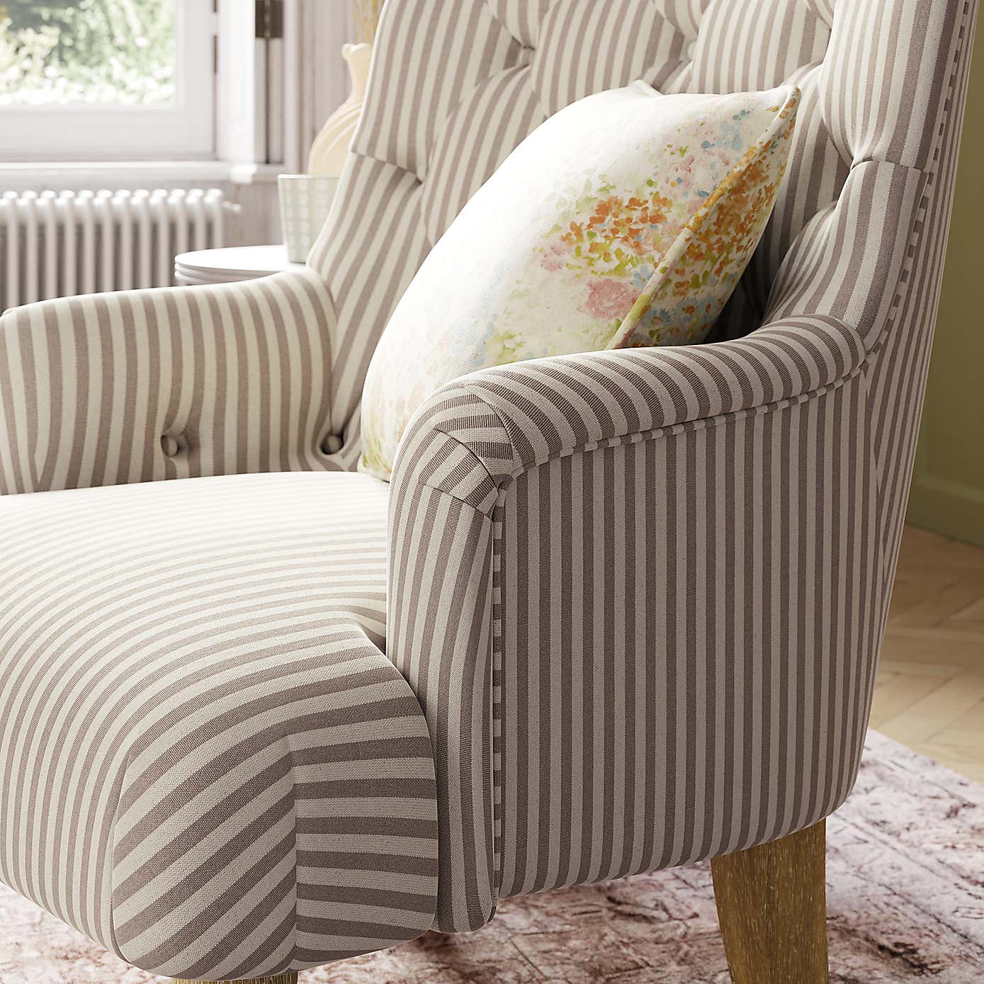 Arianna Linford Stripe Armchair