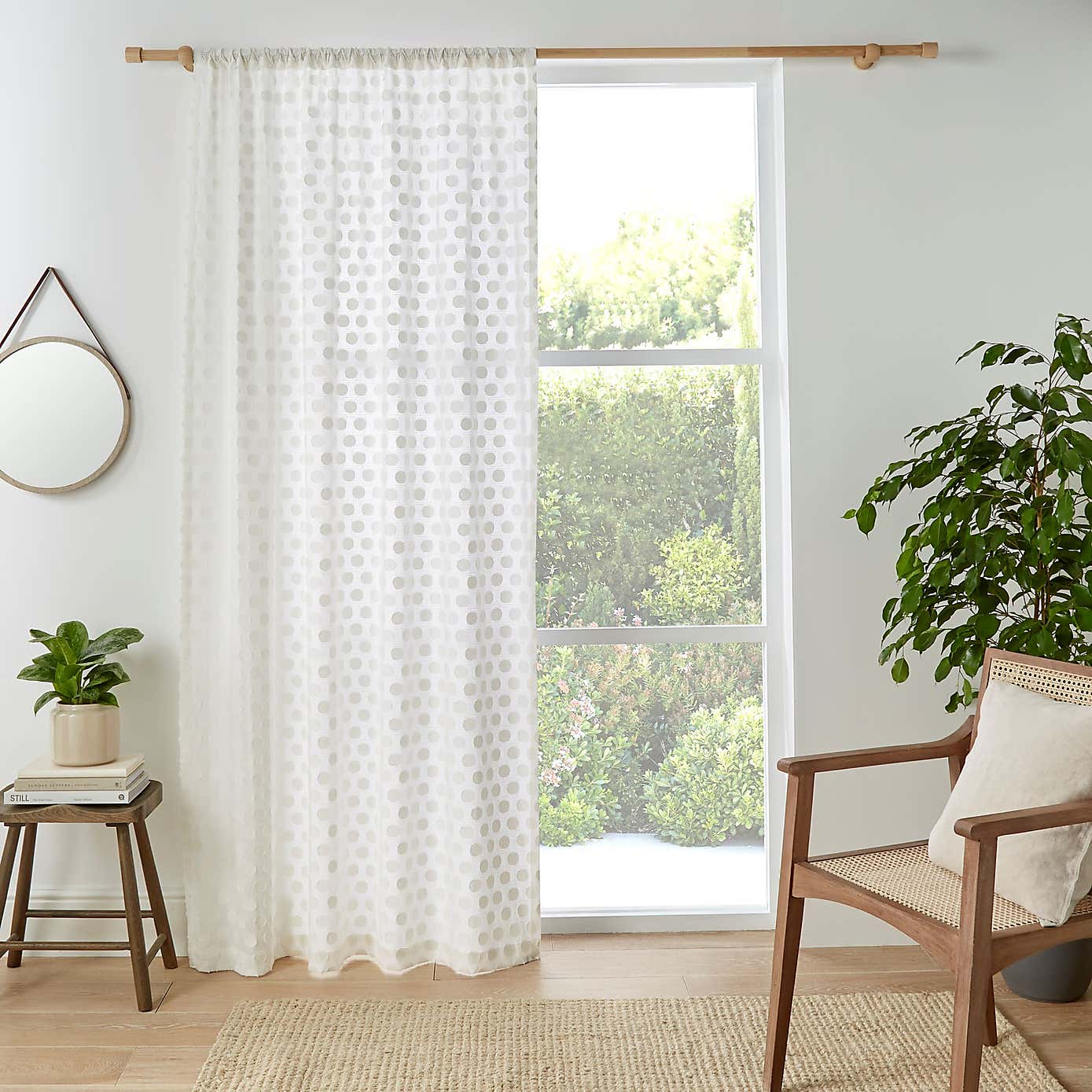 Casimir Chenille Slot Top Voile Panel