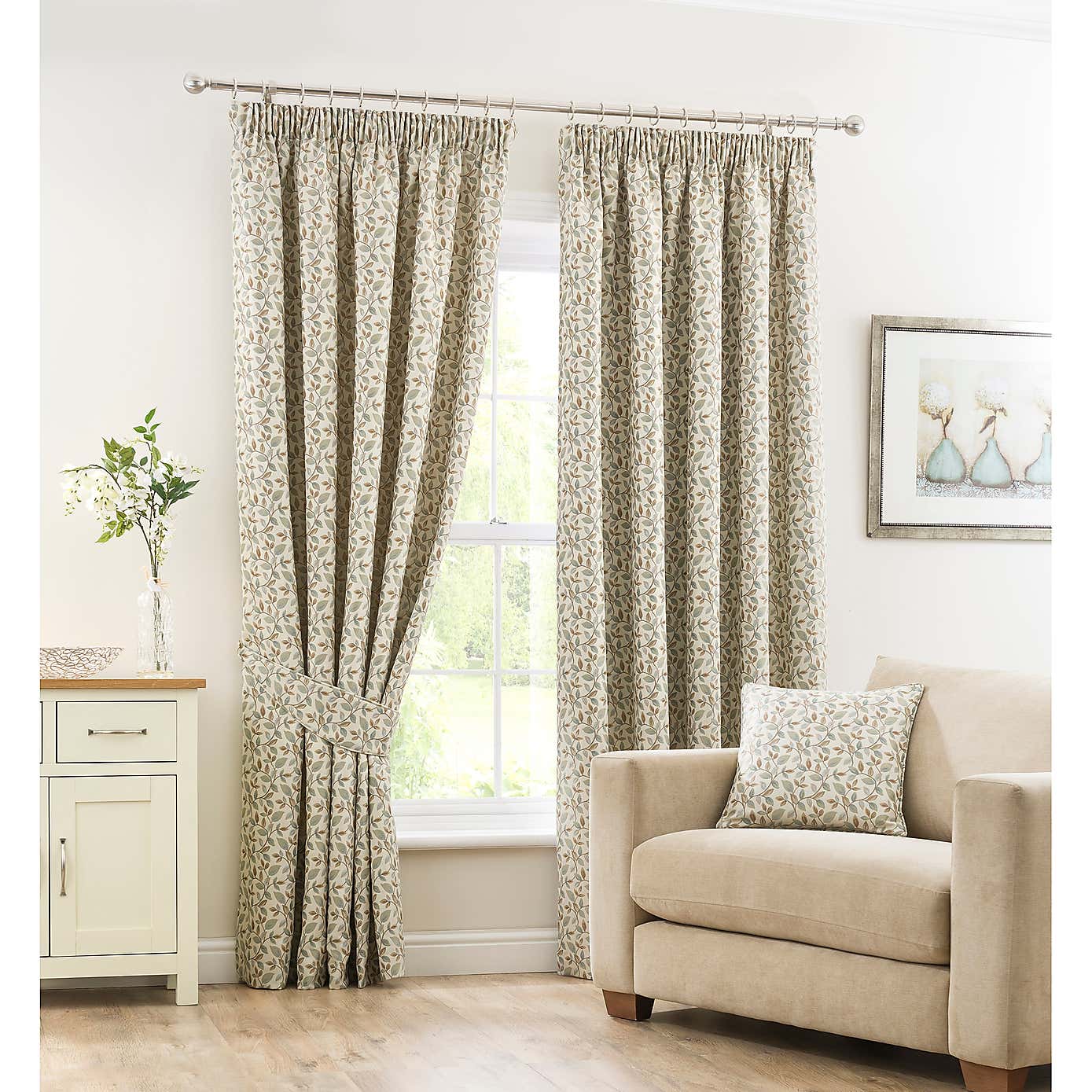 Dianna Pencil Pleat Curtains
