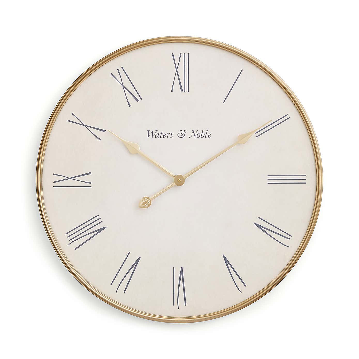 Frances Antique Brass Wall Clock