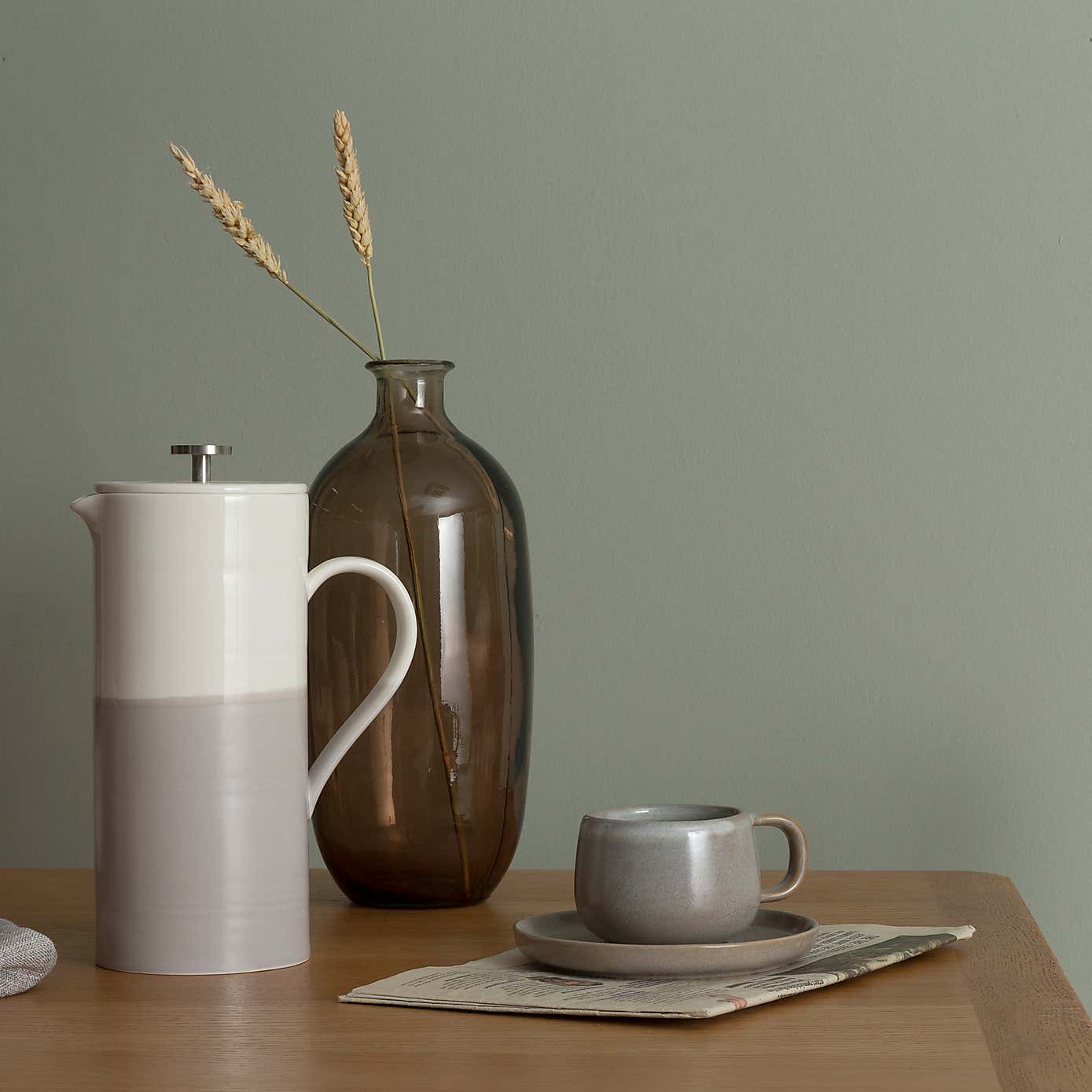 Dunelm Sage Eggshell Emulsion Paint