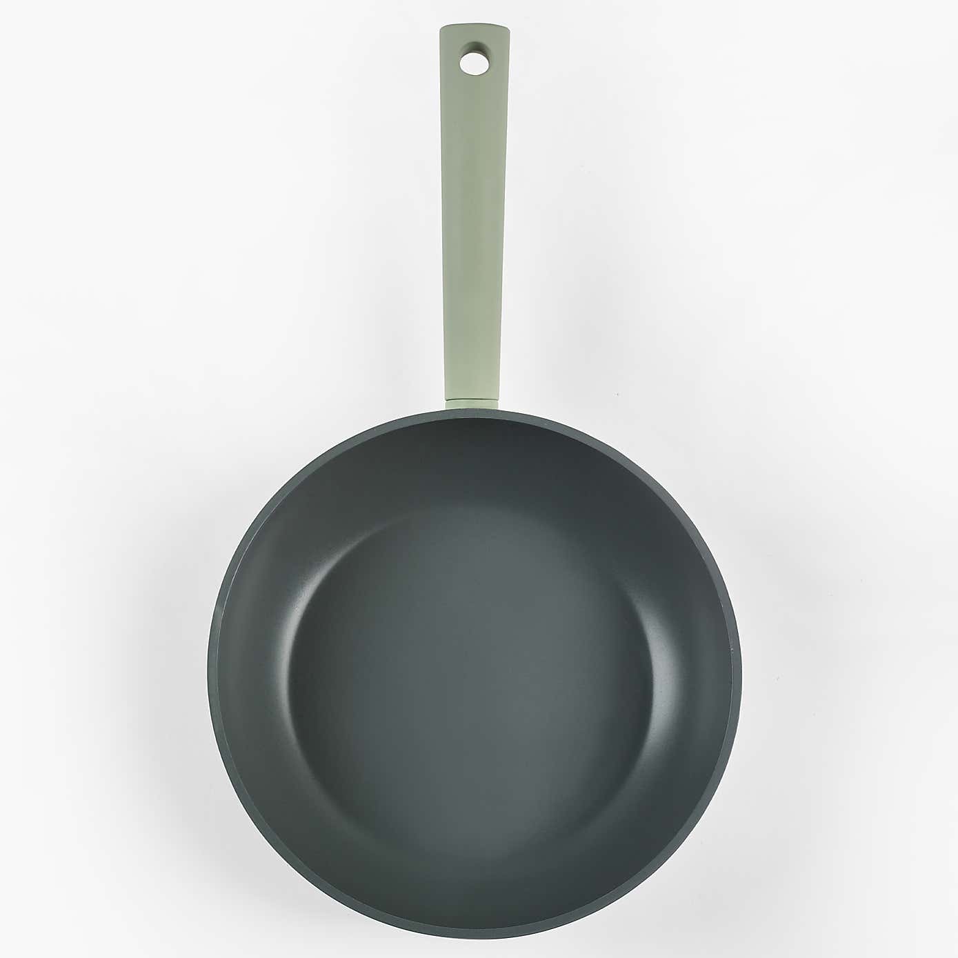 Cast Aluminium Frying Pan 24cm Green