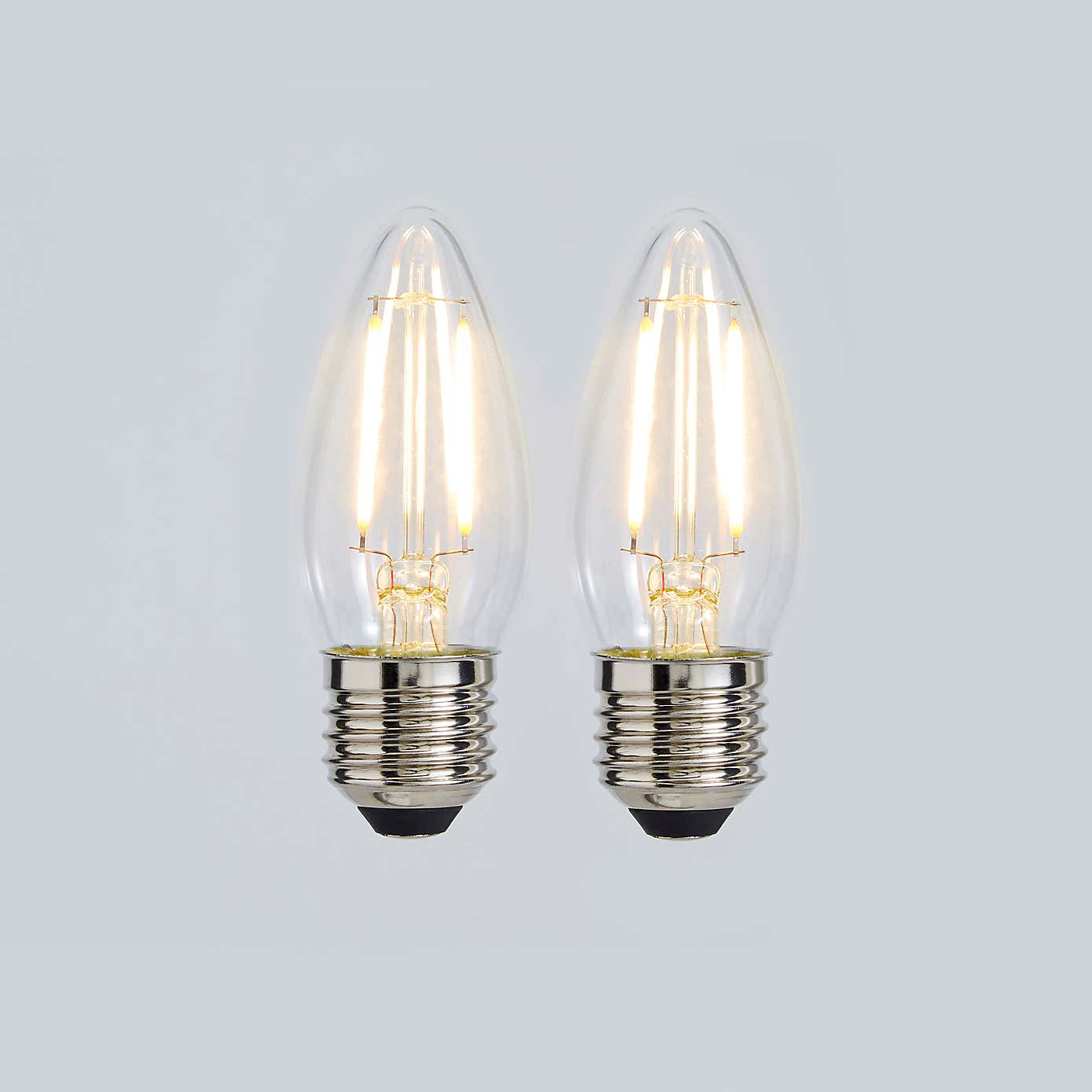 Status 4W Filament ES Candle Bulb 2 Pack