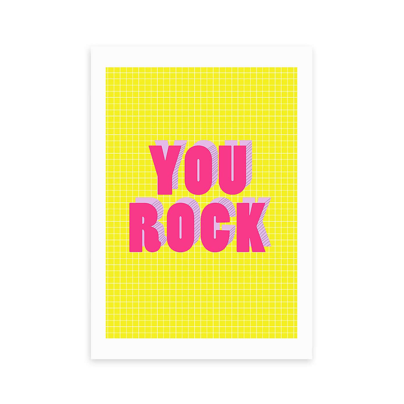 East End Prints You Rock Print
