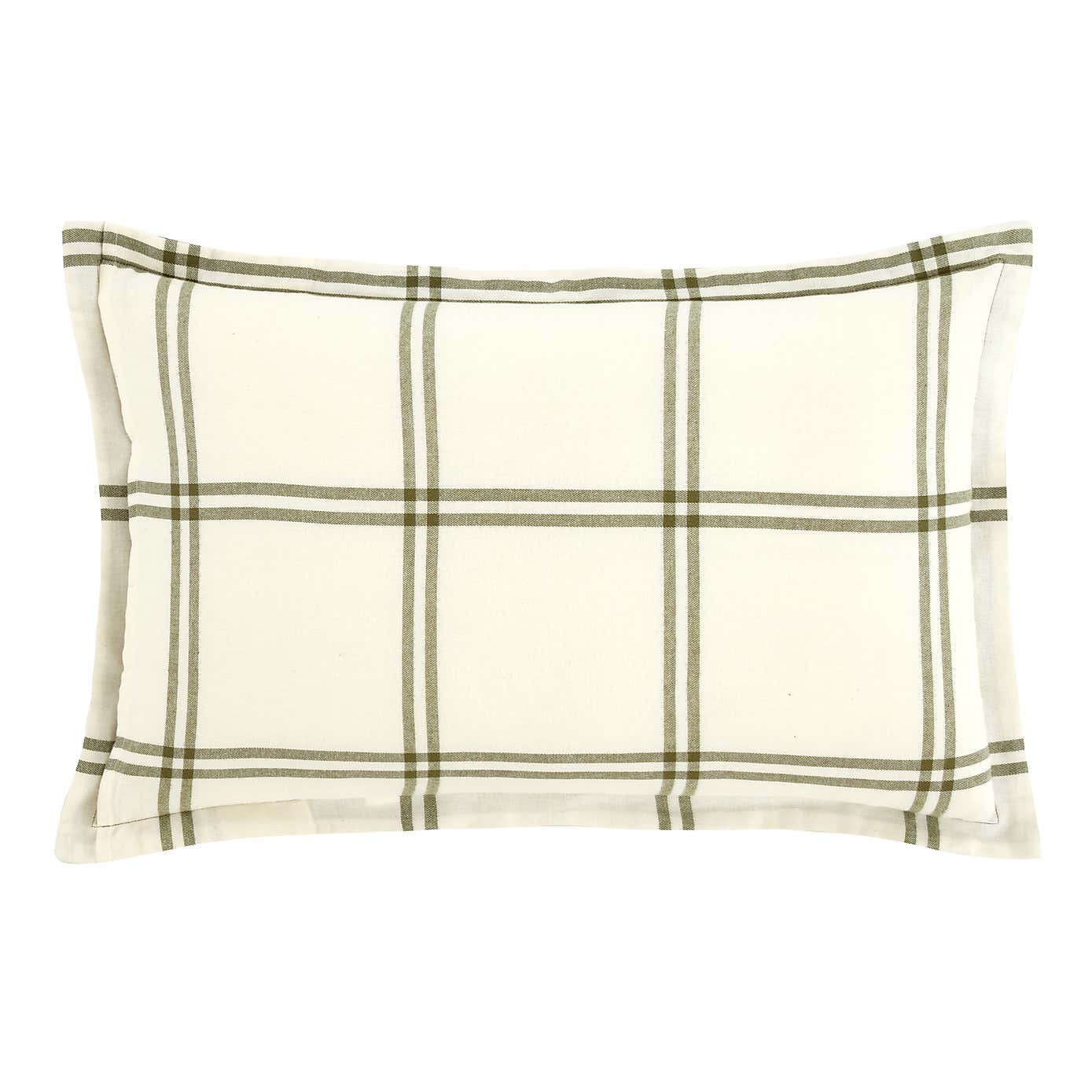 Stanway Check Natural Oxford Pillowcase