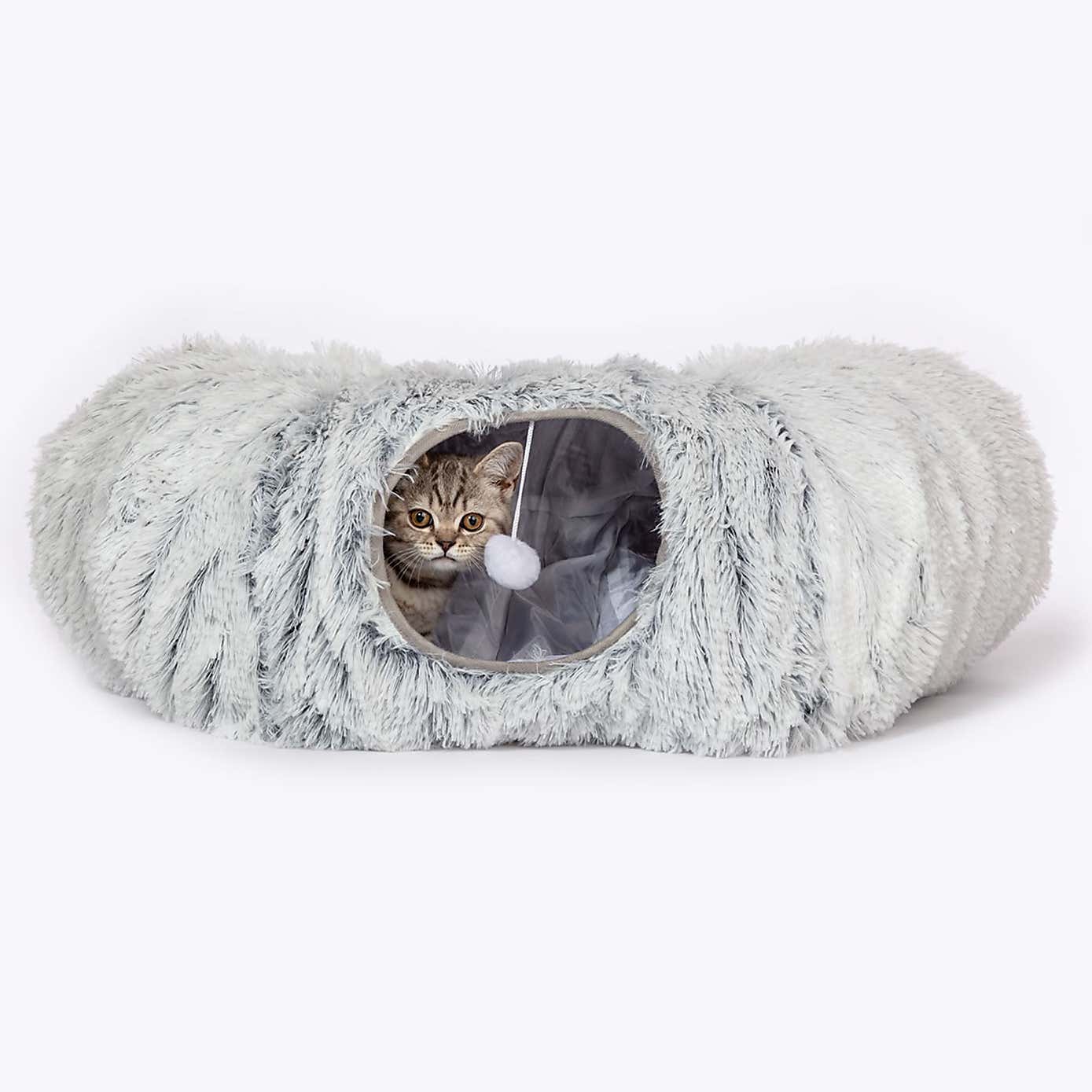 Danish Design Fur Cat Tunnel