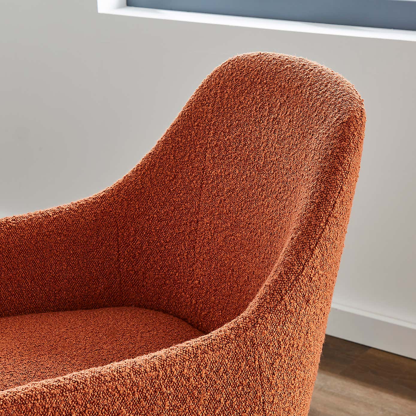 Eddie Boucle Carver Dining Chair