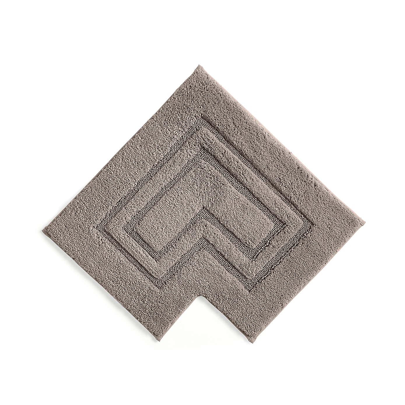 Luxury Cotton L Shaped Shower Mat