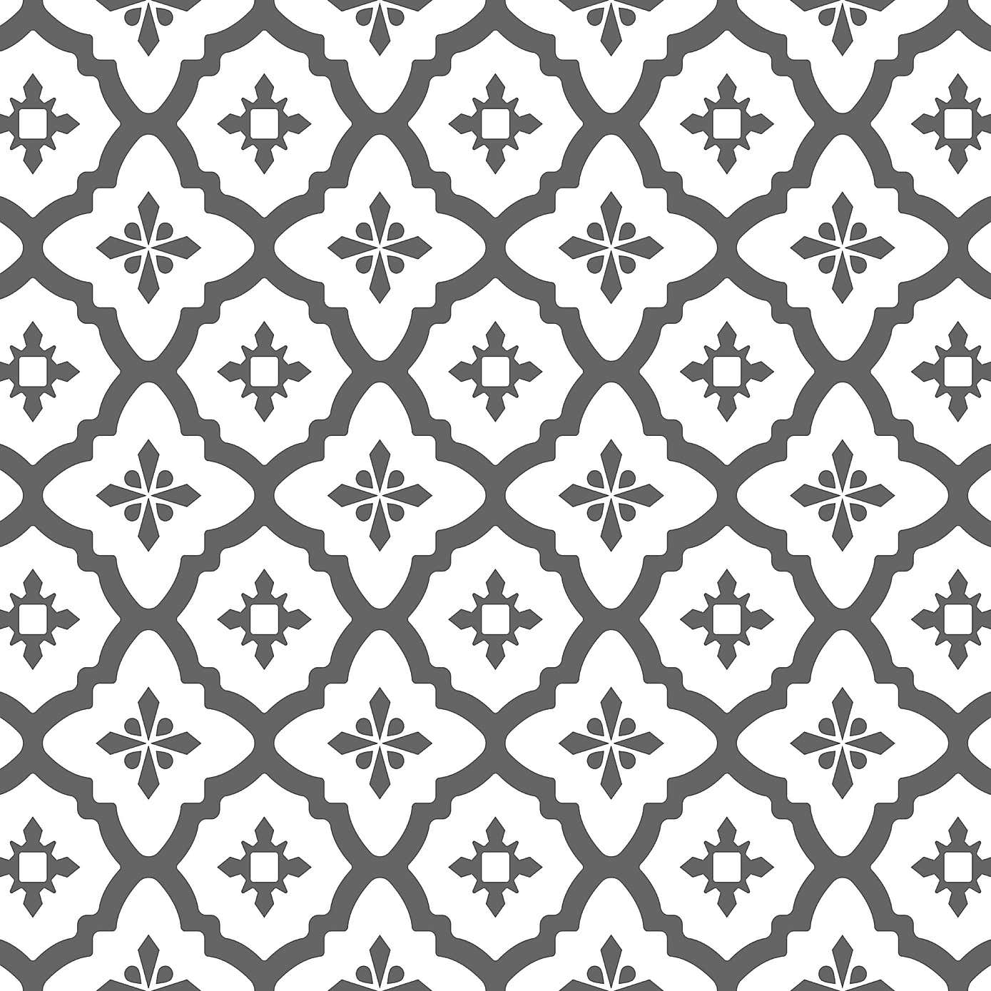 Algarve Black Self Adhesive Backsplash Tiles